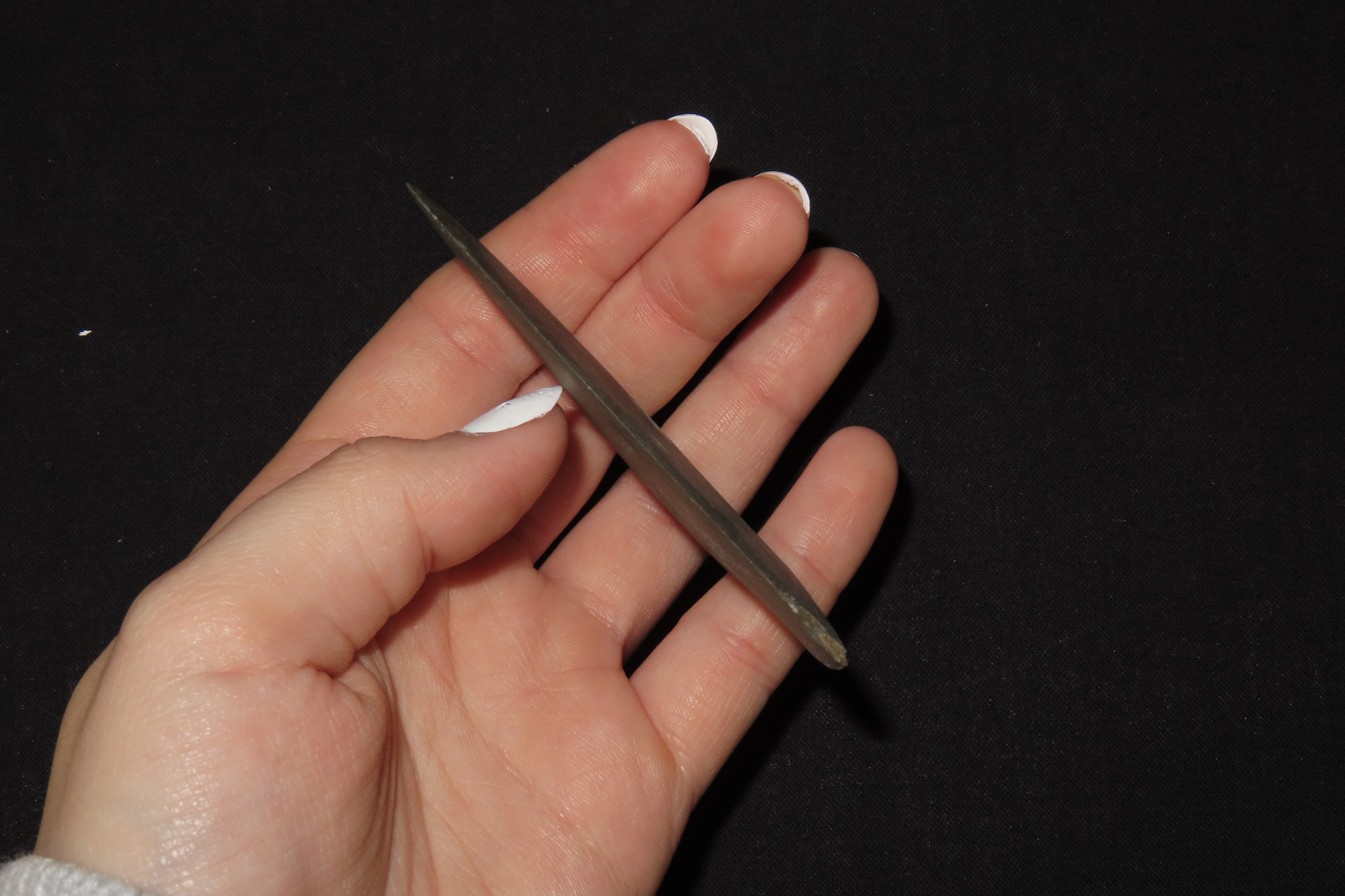 Lot of 2 Eskimo Slate Blade and Tip, Found in Alaska