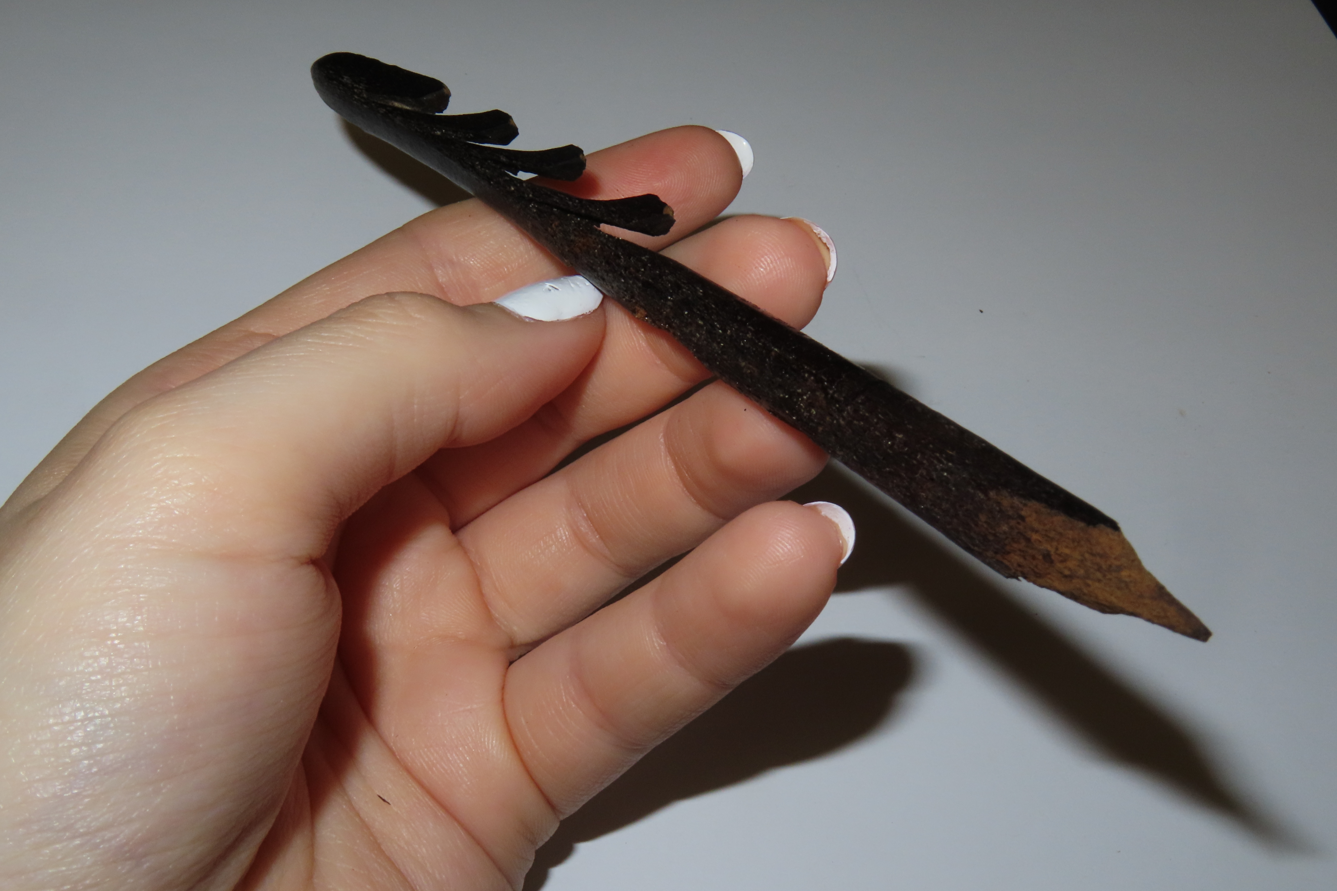 Lot of 2 Eskimo Harpoon Tips, Longest 7 1/8", Bering Strait, Alaska