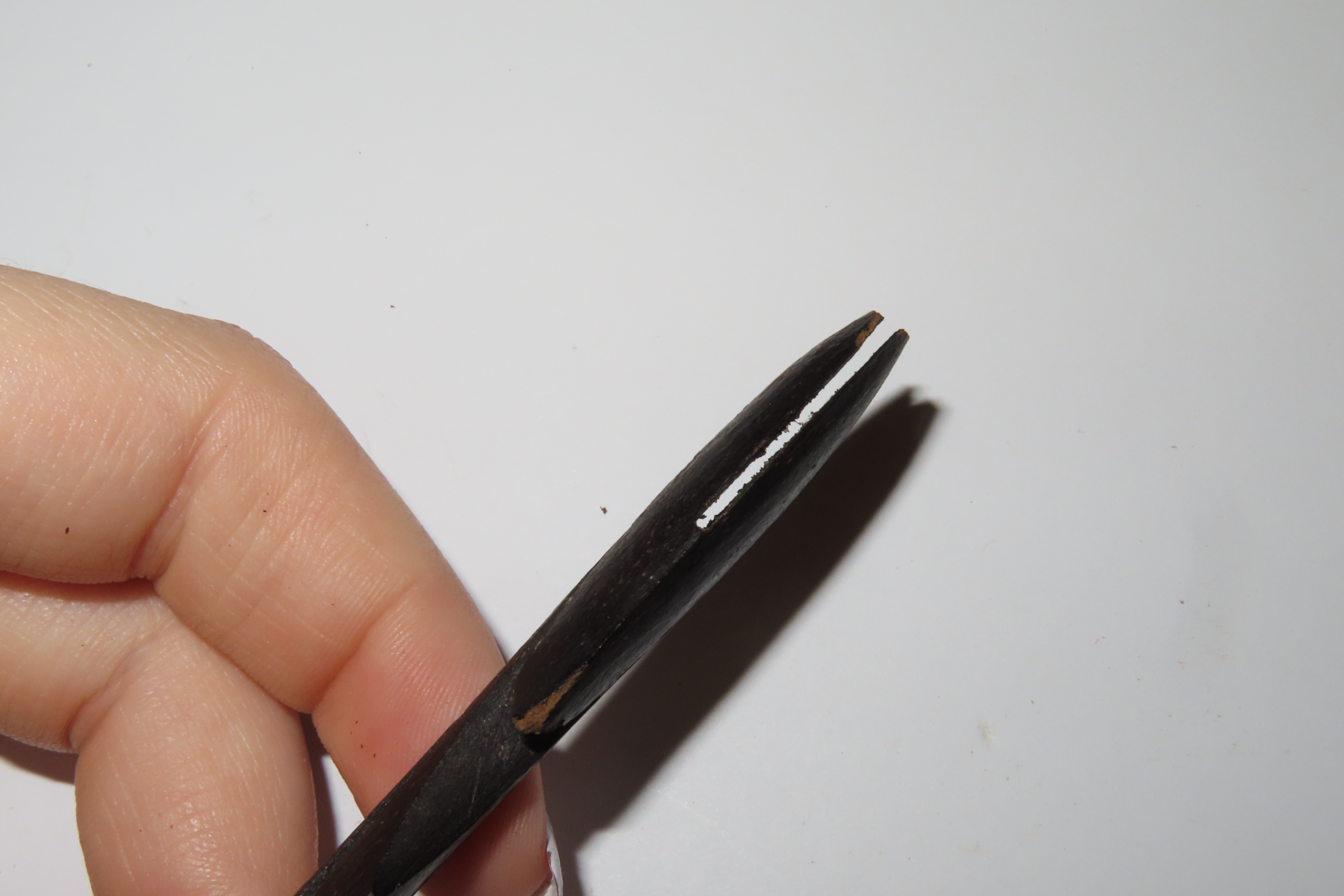 Lot of 2 Eskimo Harpoon Tips, Longest 7 1/8", Bering Strait, Alaska