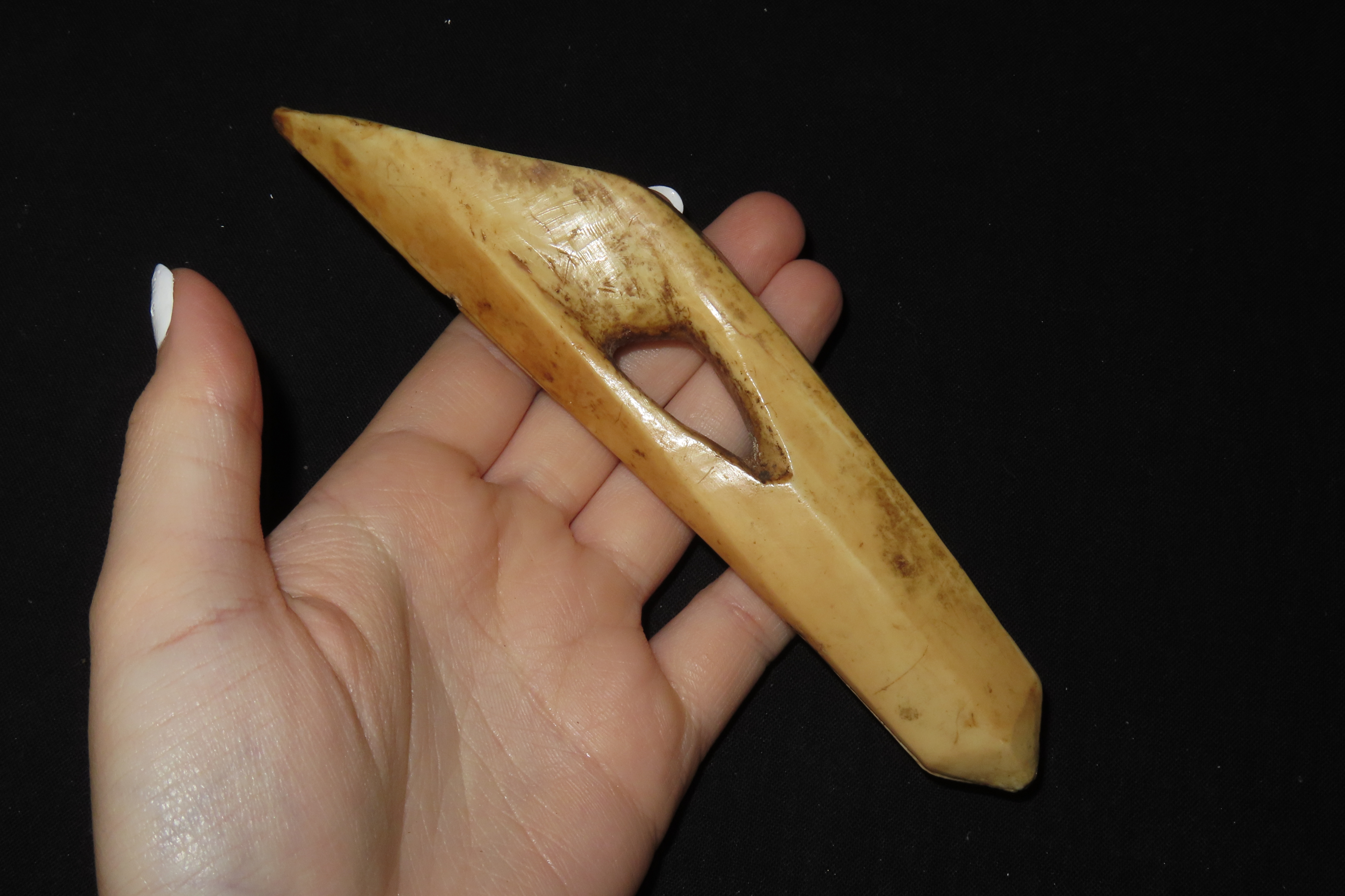 6 1/4" Eskimo Harpoon Tip, Great Polish, Found in Alaska