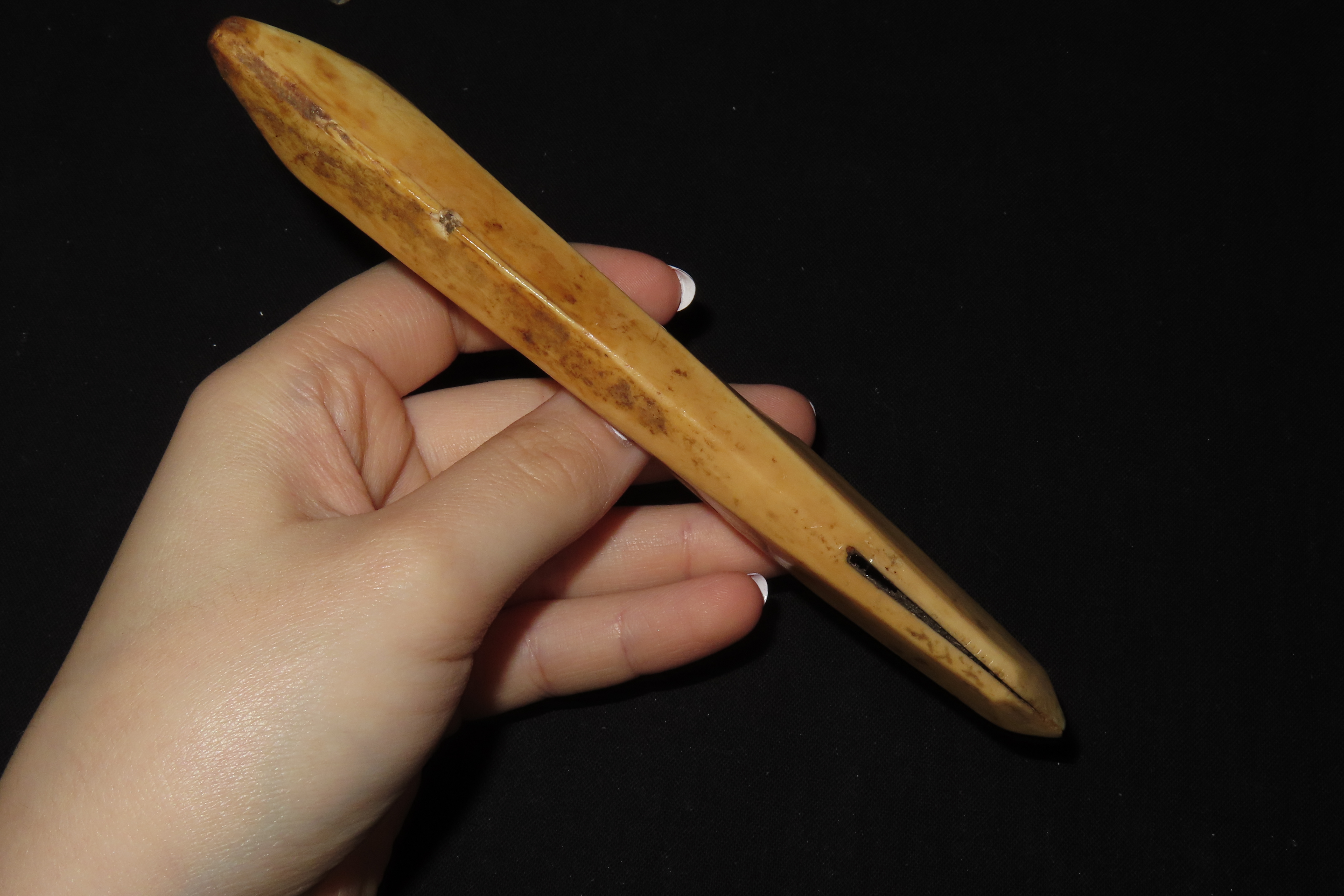 6 1/4" Eskimo Harpoon Tip, Great Polish, Found in Alaska
