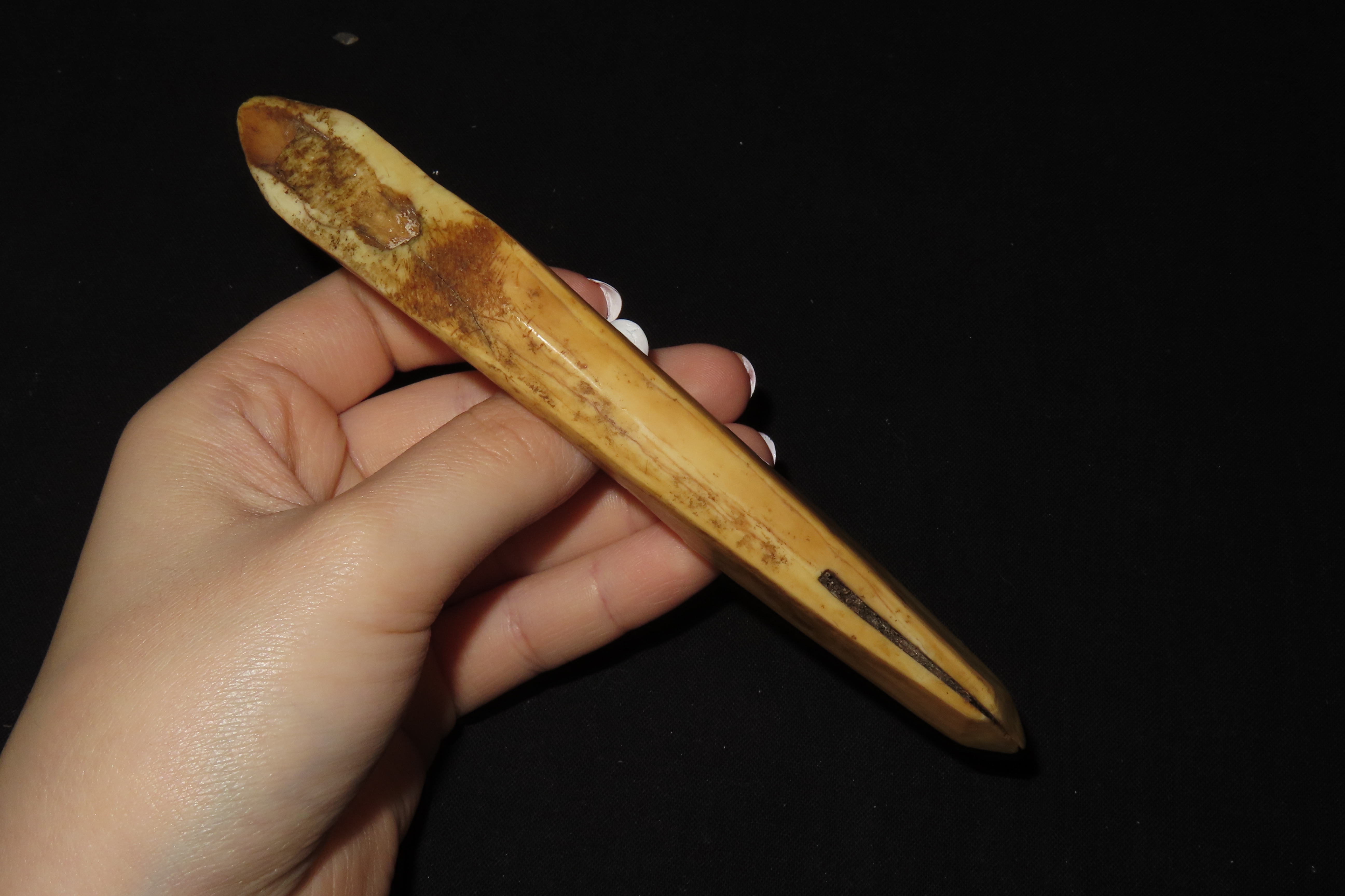 6 1/4" Eskimo Harpoon Tip, Great Polish, Found in Alaska