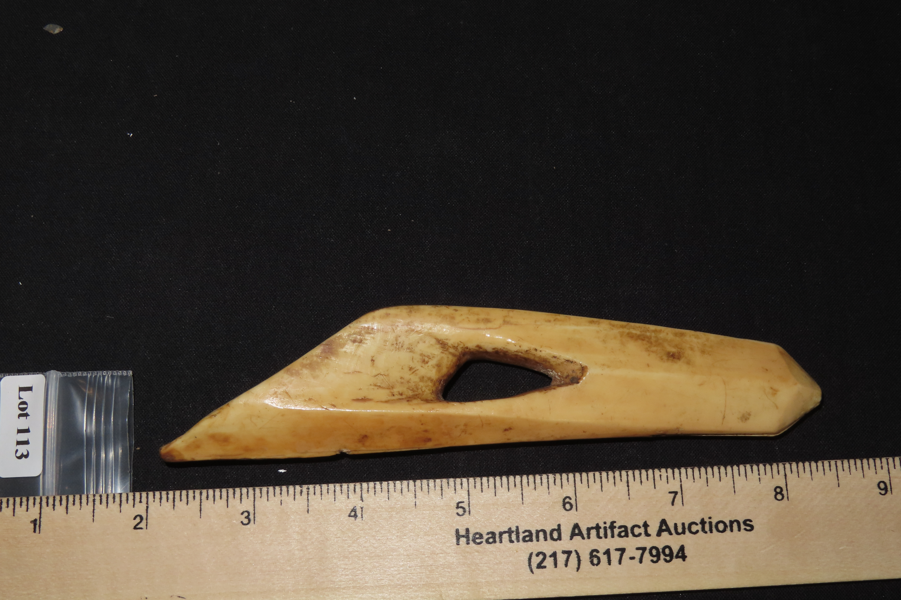6 1/4" Eskimo Harpoon Tip, Great Polish, Found in Alaska