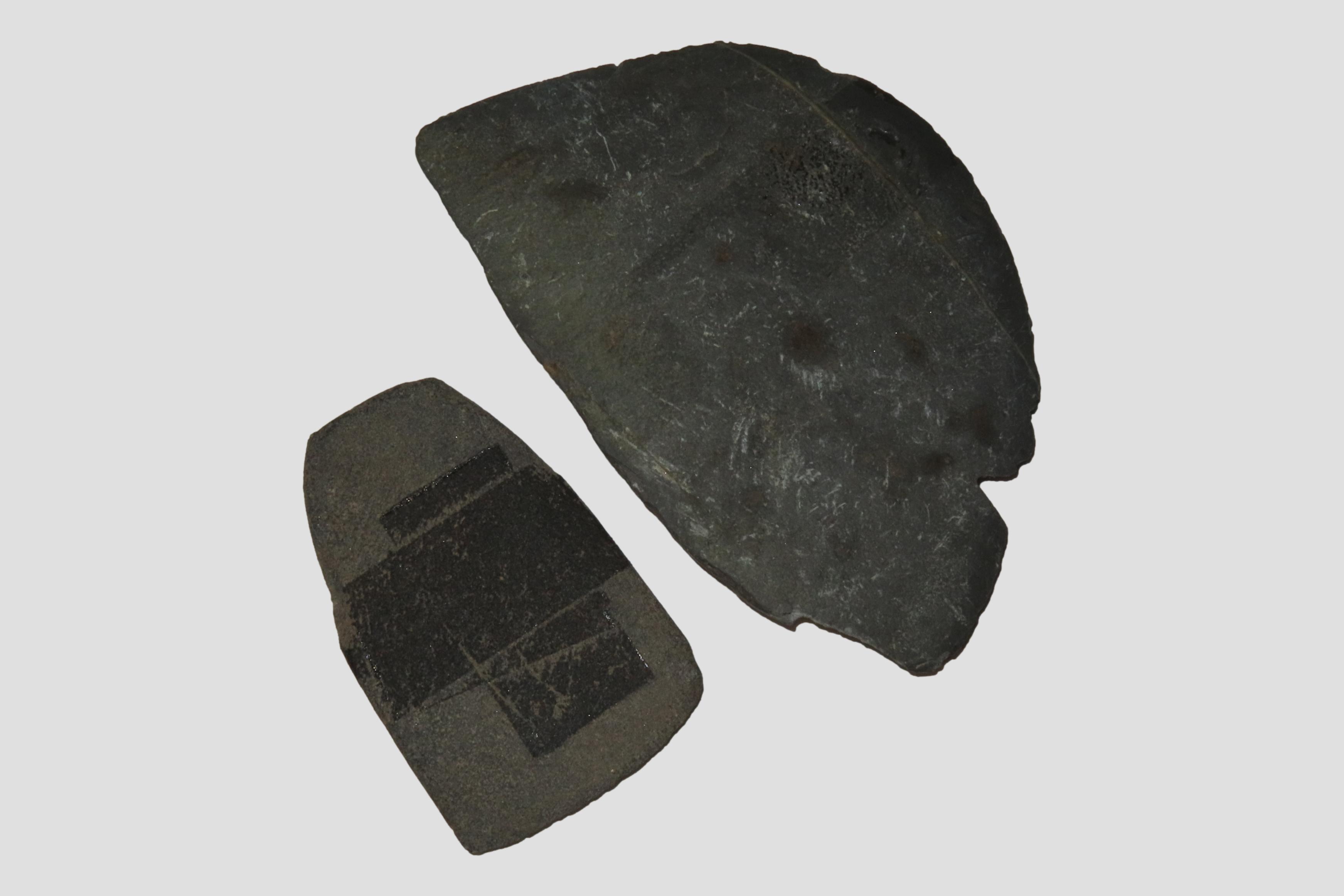 Lot of 2 Eskimo Slate Blades, Alaska