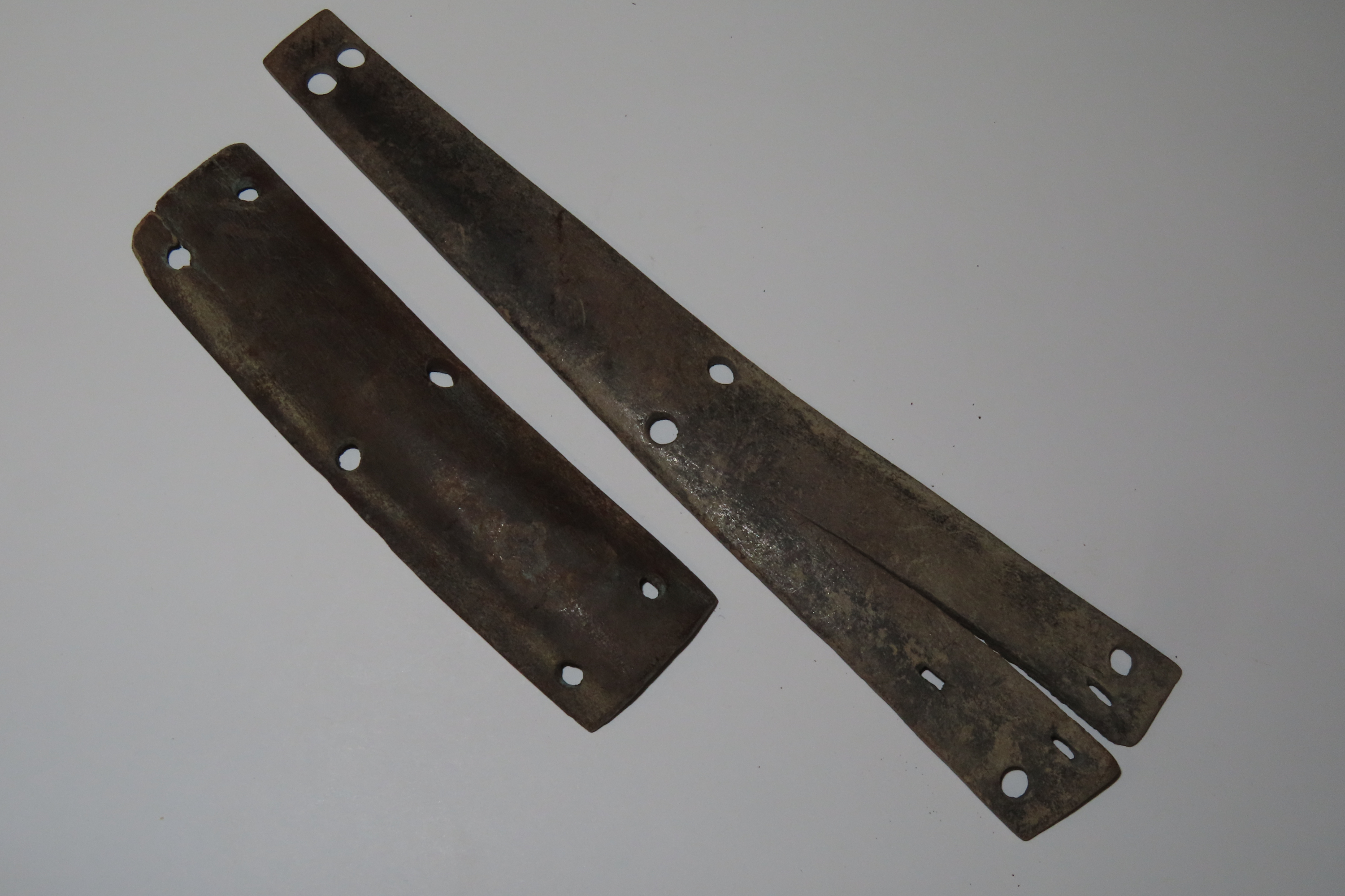 Punuk Eskimo Ceremonial Bone Armor, Largest 7 5/8", From Alaska