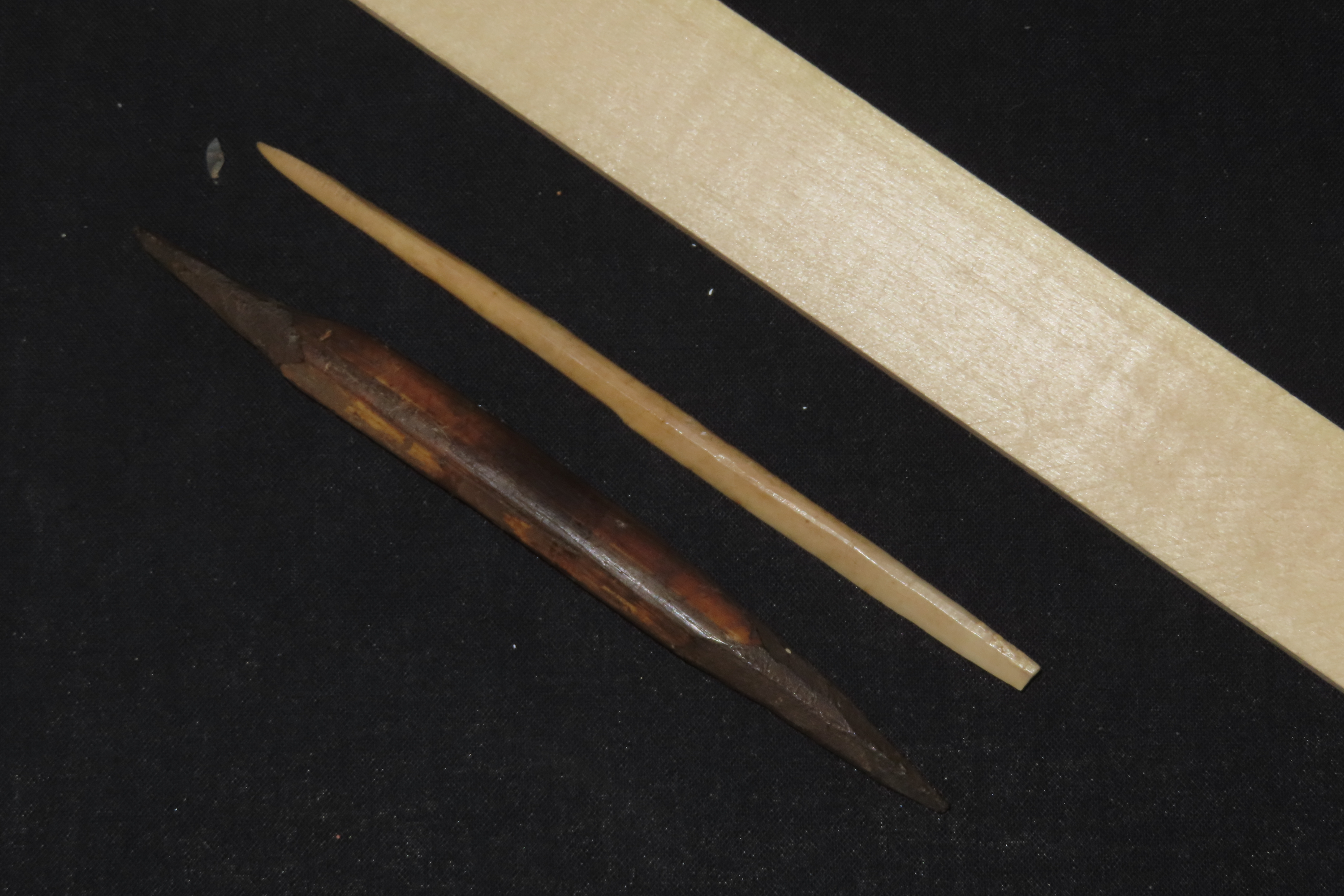 Lot of 2 Eskimo Awls, Alaska, Longest 5 3/8"