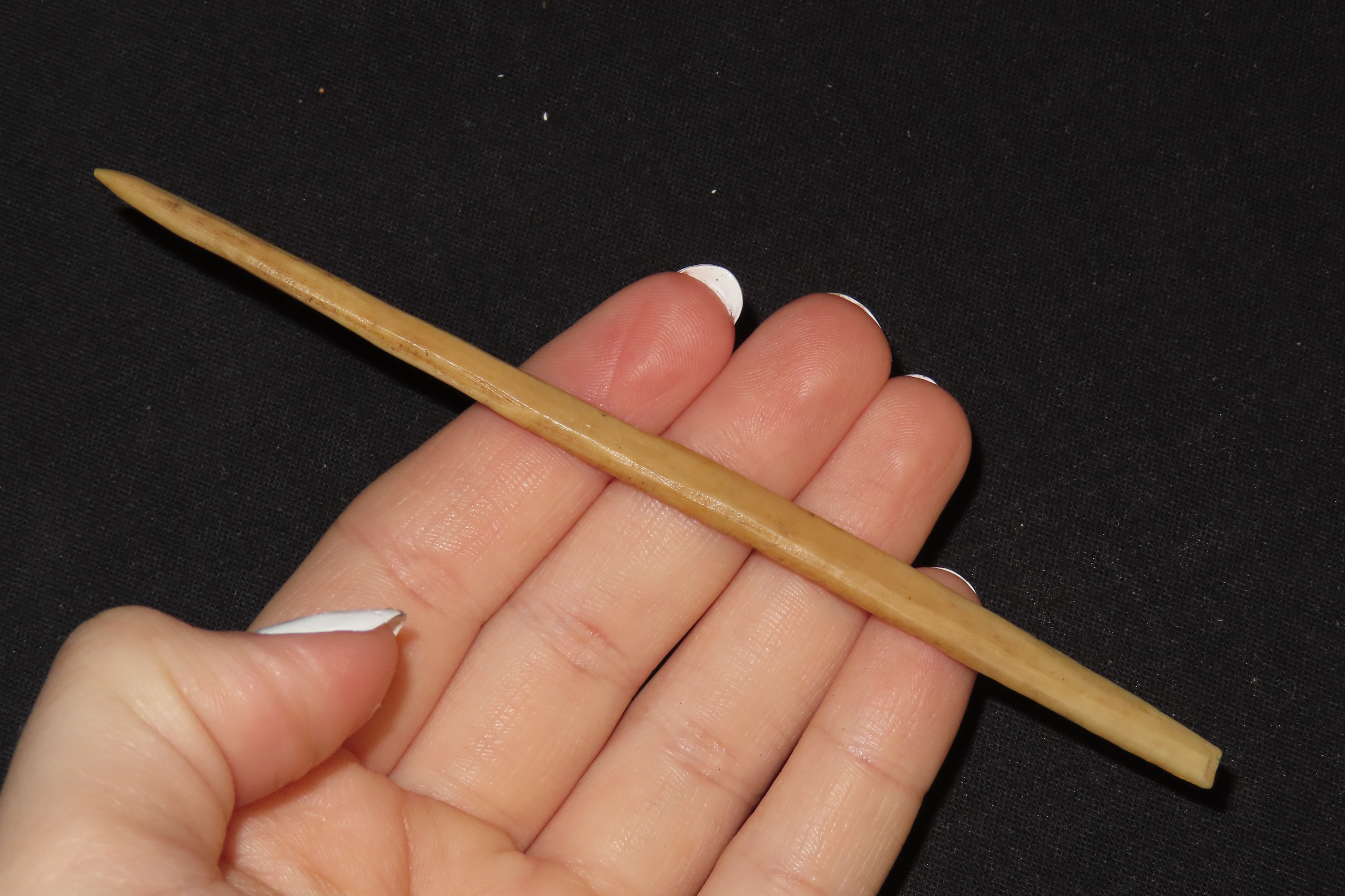 Lot of 2 Eskimo Awls, Alaska, Longest 5 3/8"
