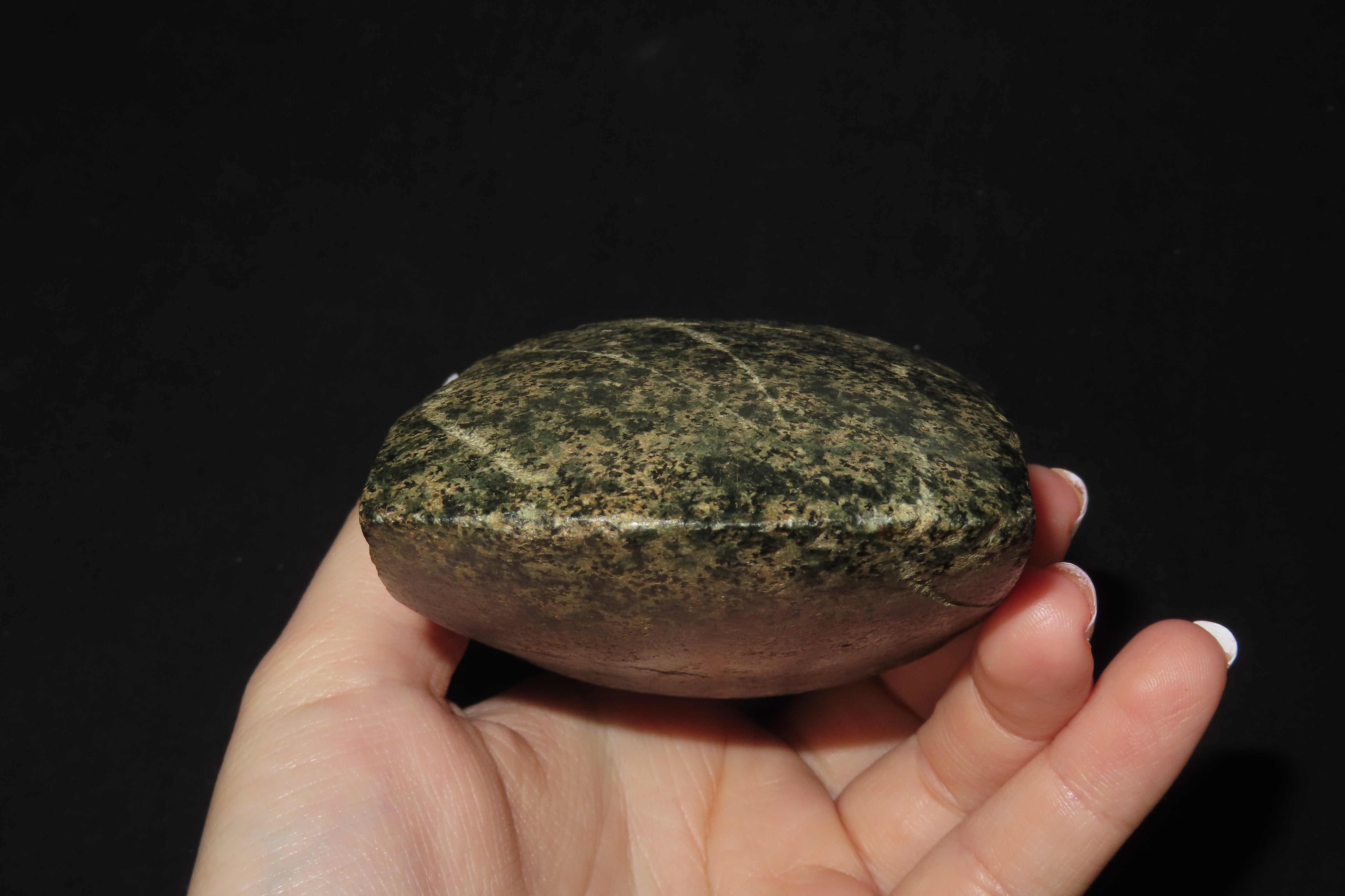 4 5/8" Three Quarter Grooved Axe, Motley COA, Pike Co., Illinois