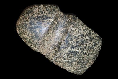 4 5/8" Three Quarter Grooved Axe, Motley COA, Pike Co., Illinois