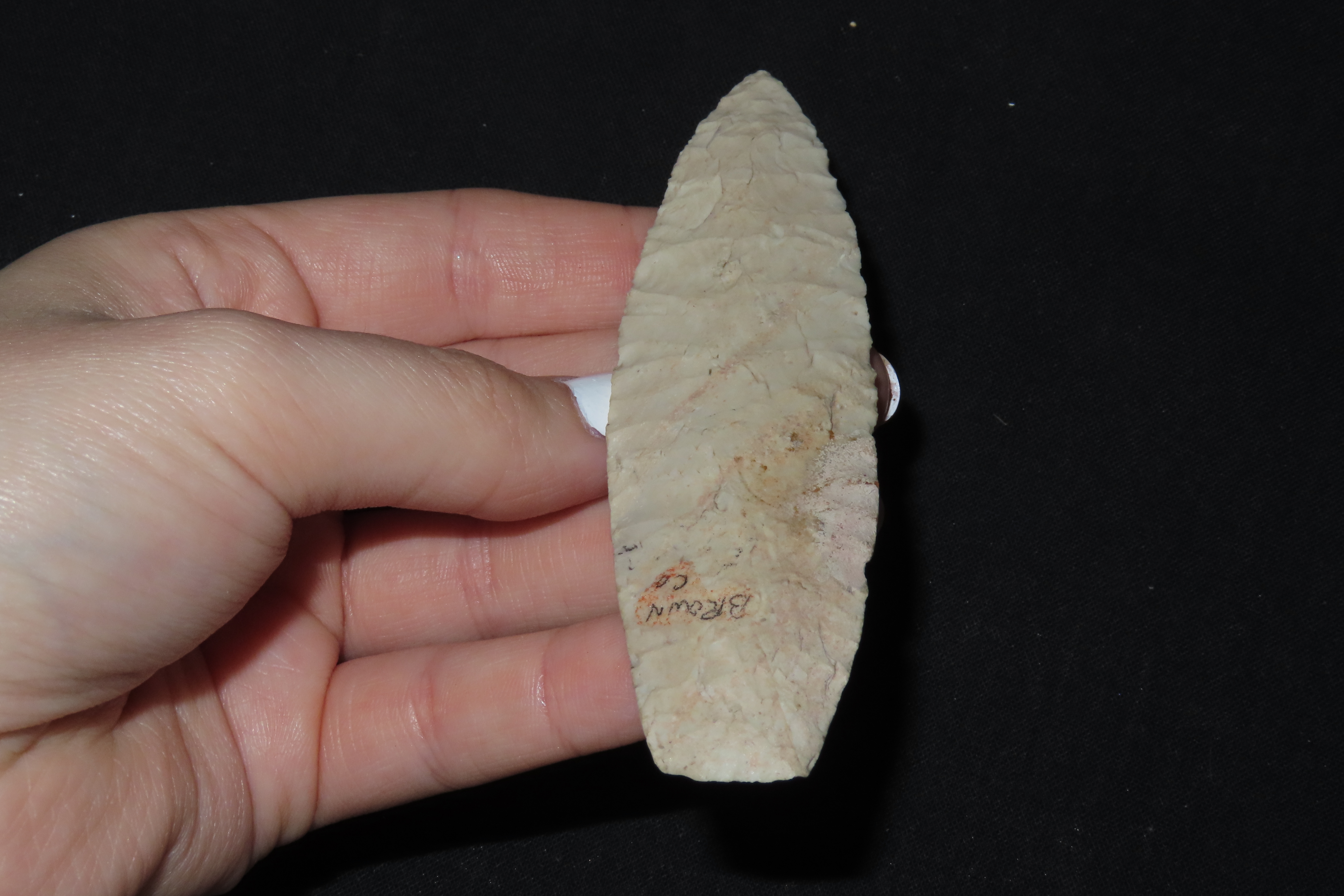 4" Agate Basin, Motley COA, Brown Co., Illinois