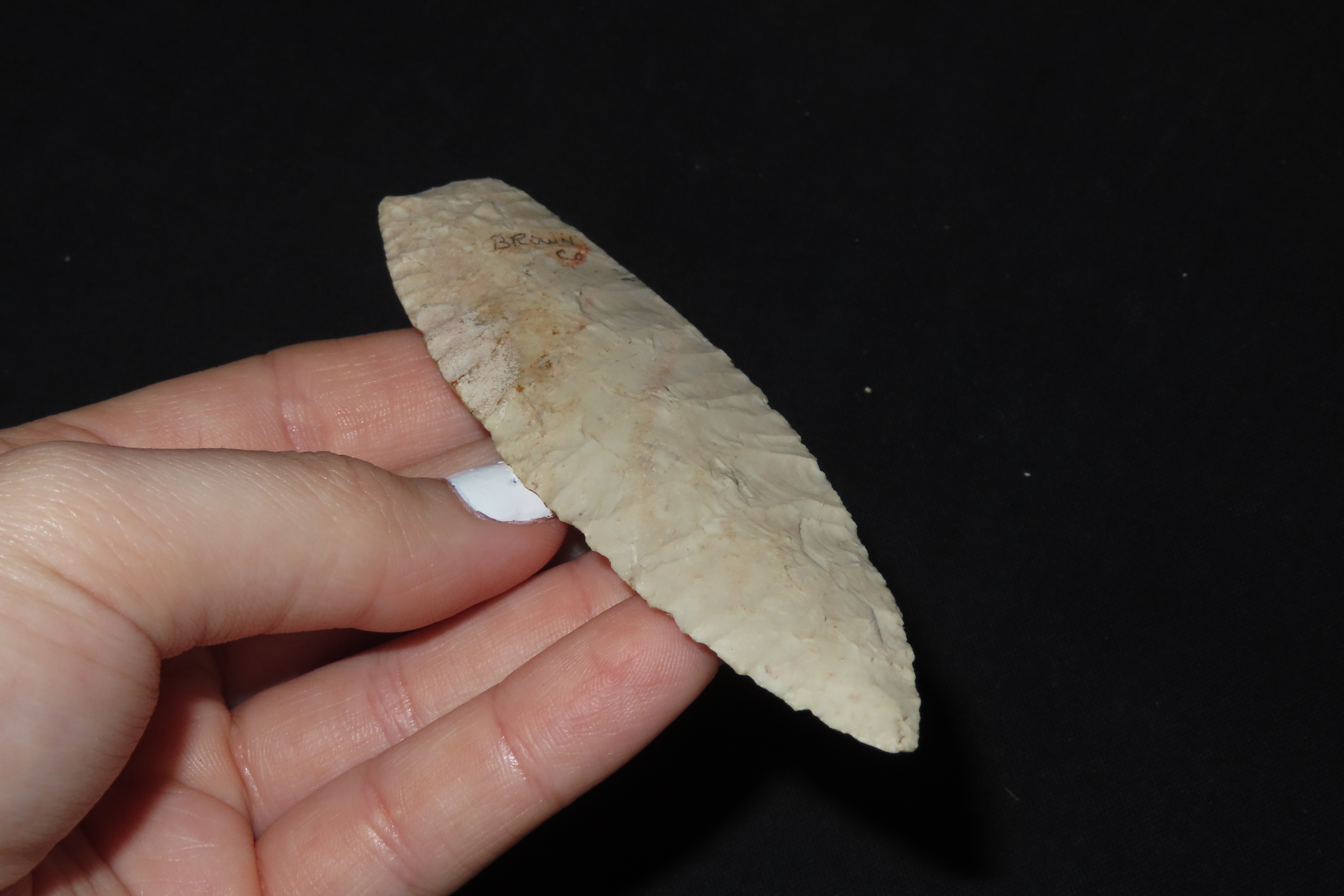 4" Agate Basin, Motley COA, Brown Co., Illinois