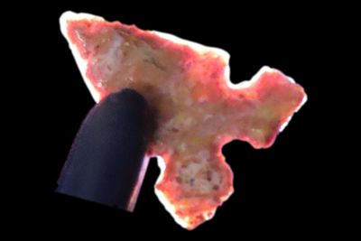 5/8" x 1/8" Harrell Point, Matador Ranch, Hartley Co., Texas