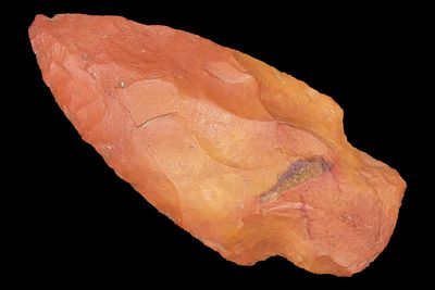 2 1/2" x 1 1/8" Big Slough, Crowleys Ridge Chert, Clay Co. Arkansas, Ex. George Robertson