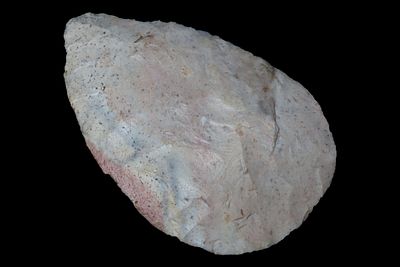 4 1/8" x 2 5/8" North Blade, Heat Treated Chert, Butler Co. Missouri, Ex. George Robertson