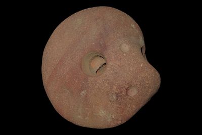 2 5/8" Mississippian Effigy Pipe, Sam Cox COA, Spencer Co., Indiana