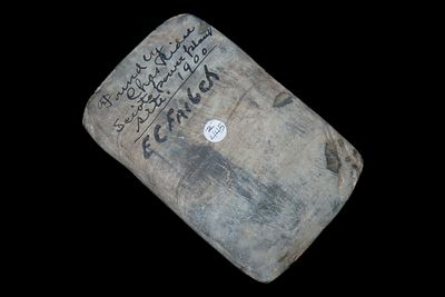 3 1/8" Gorget Preform, T&T COA, Scioto Co., Ohio