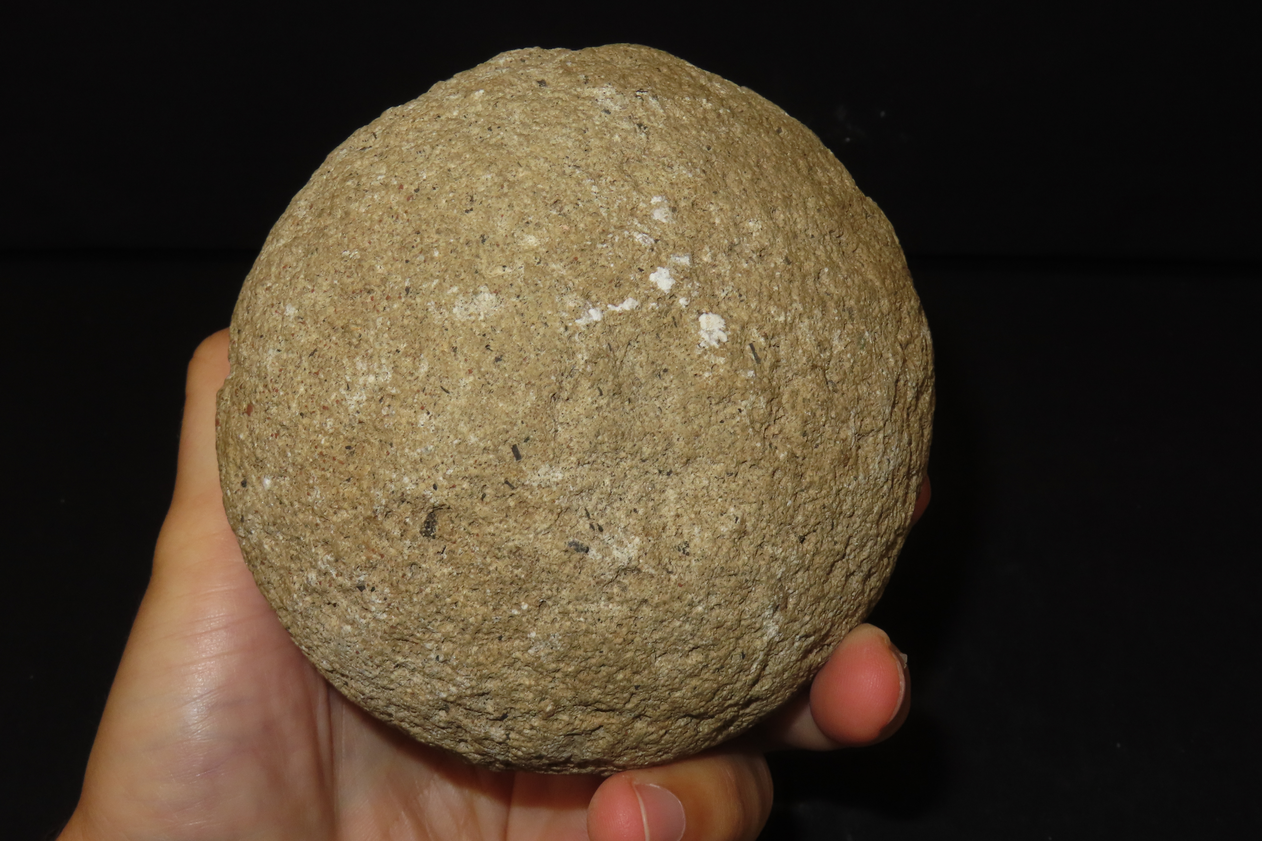 4 1/2" Ancestor Amulet, Bezoa Valley, Central Sulawesi Island, Stone Head