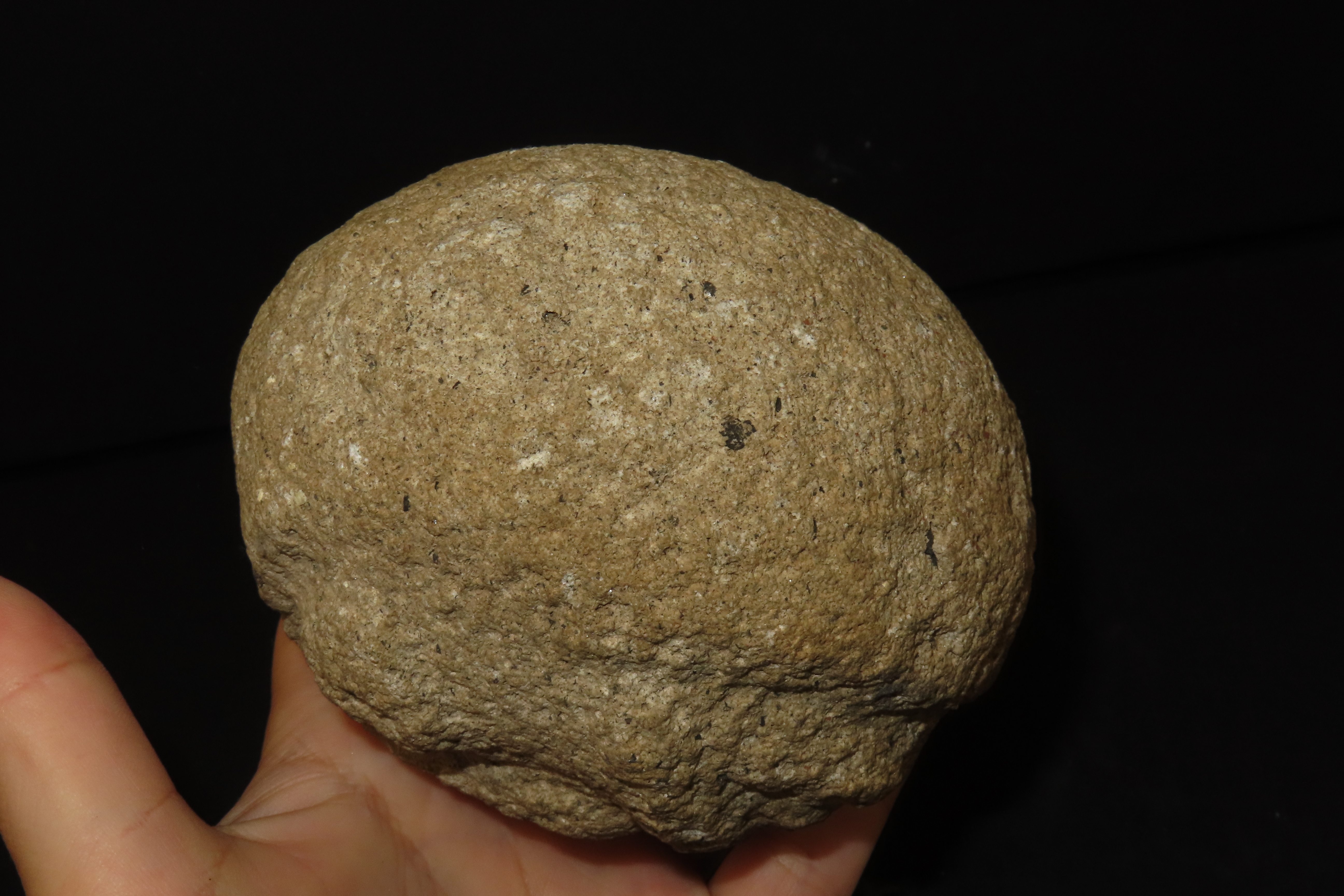 4 1/2" Ancestor Amulet, Bezoa Valley, Central Sulawesi Island, Stone Head
