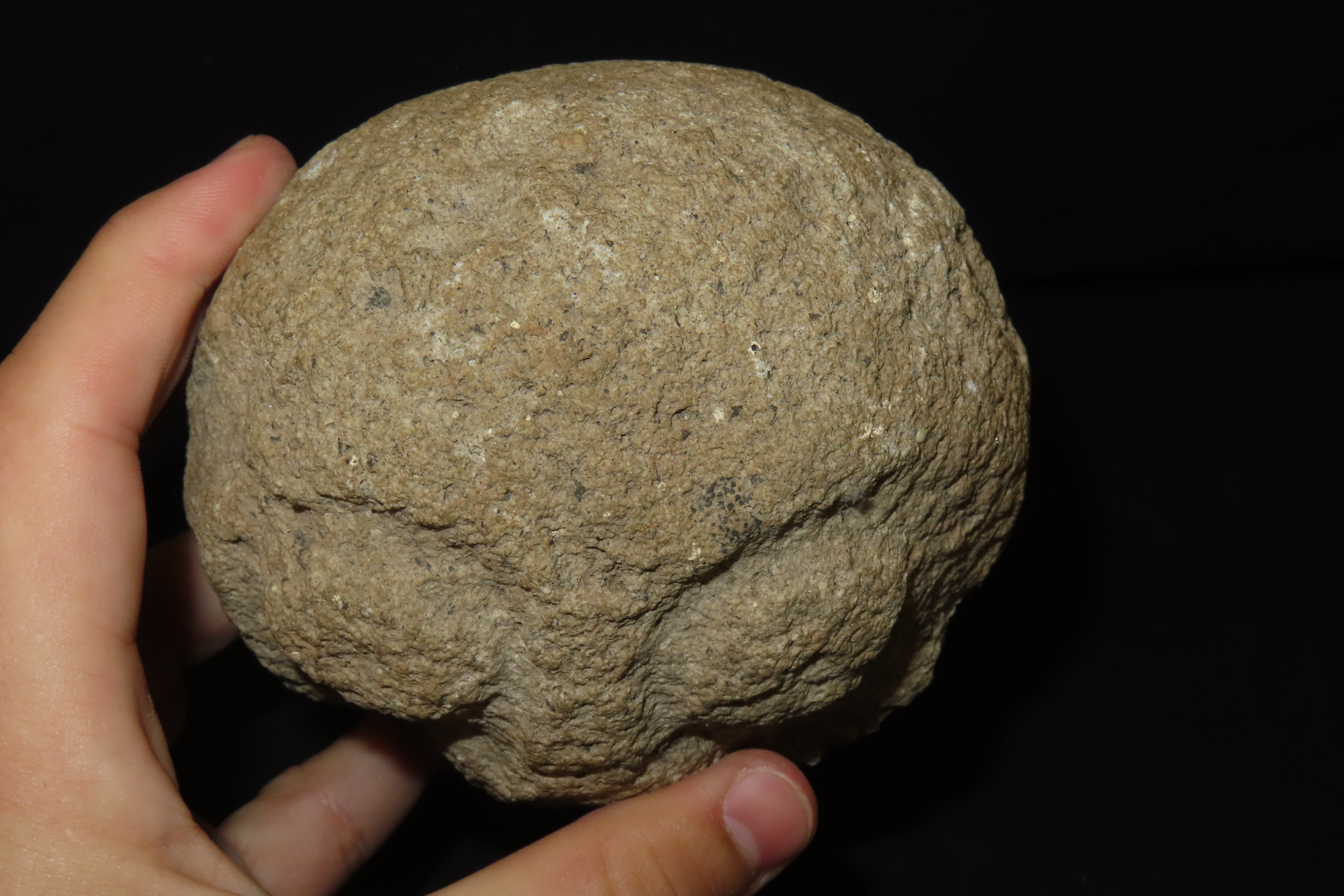 4 1/2" Ancestor Amulet, Bezoa Valley, Central Sulawesi Island, Stone Head