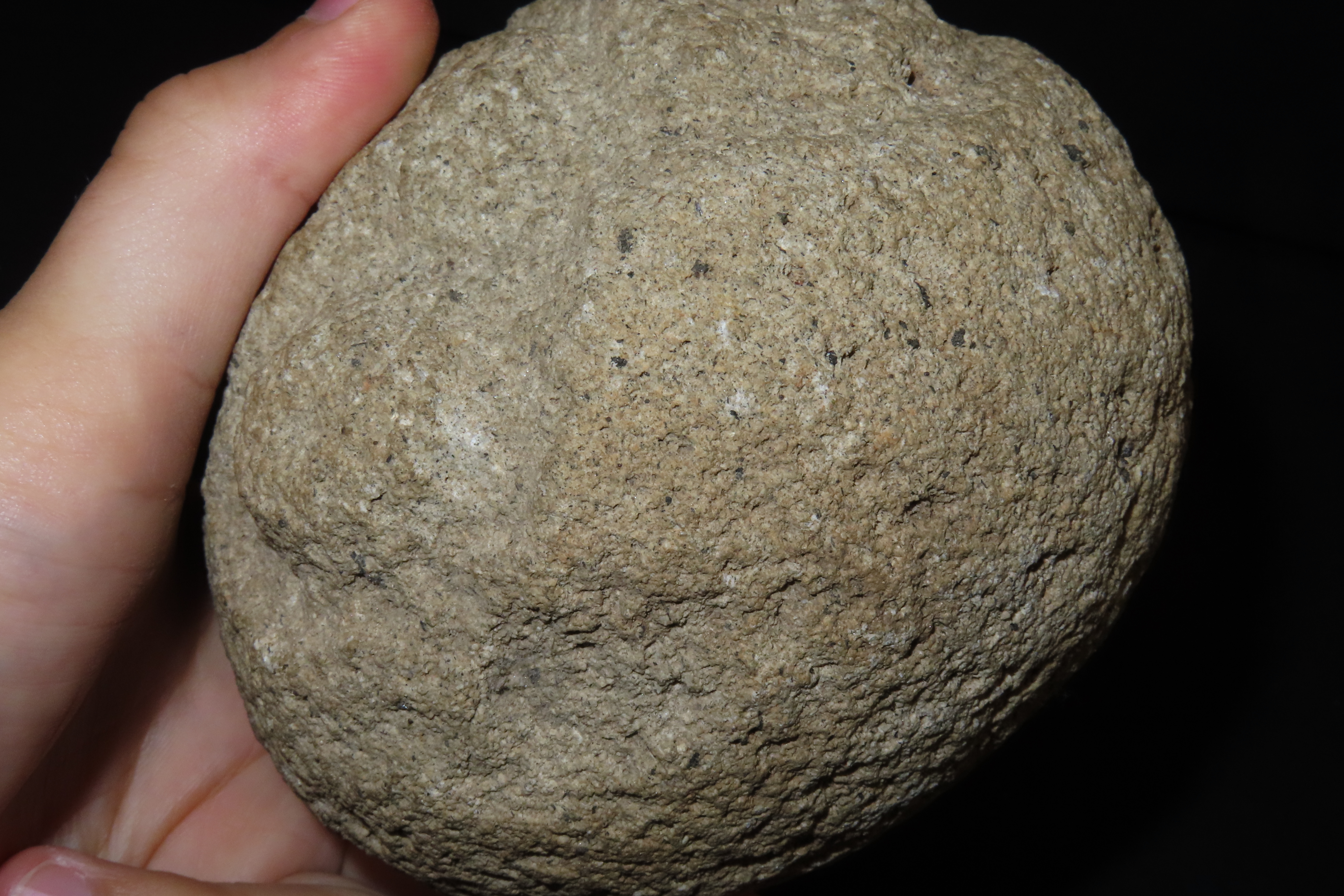 4 1/2" Ancestor Amulet, Bezoa Valley, Central Sulawesi Island, Stone Head