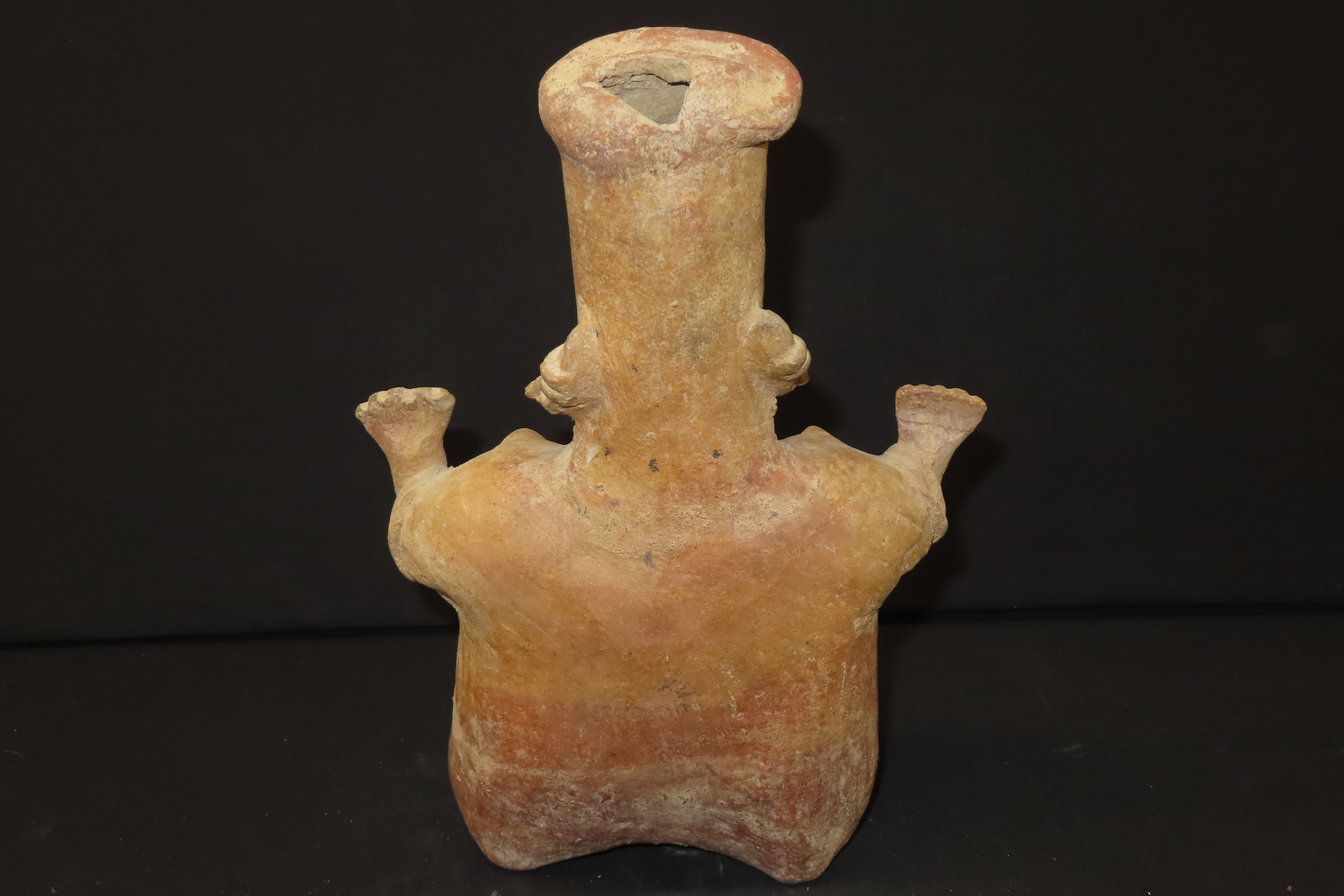 12" x 8" Large Pre-Columbian Jalisco Culture Figure, Western Mexico, 300 BC - 300 CE