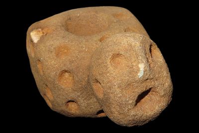 4" x 2 3/4" Mississippian Sandstone Pipe, Adams Co., Ohio, Purchased at a Southern Illinois 