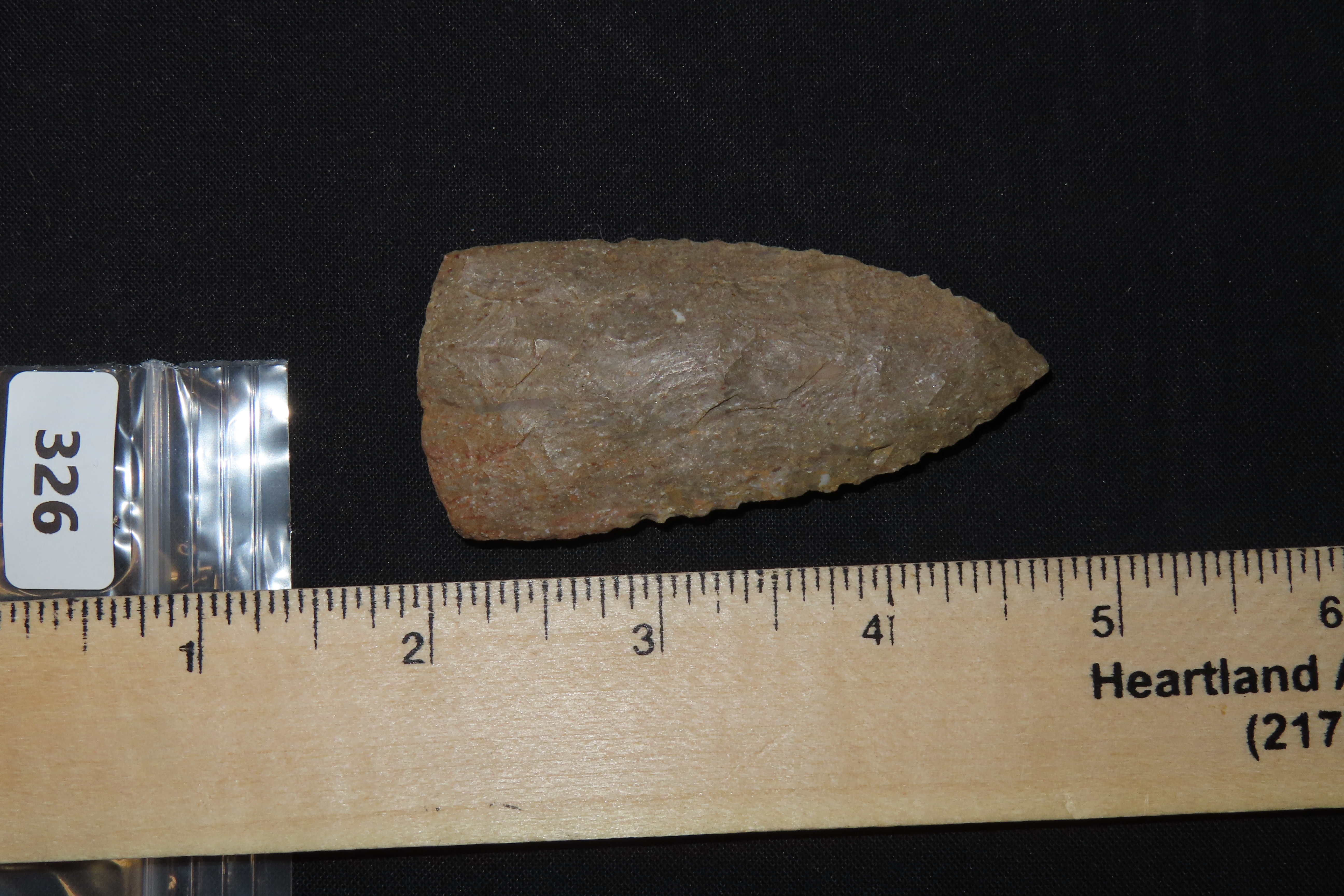 2 3/4" Archaic Blade, Perryville, Tennessee