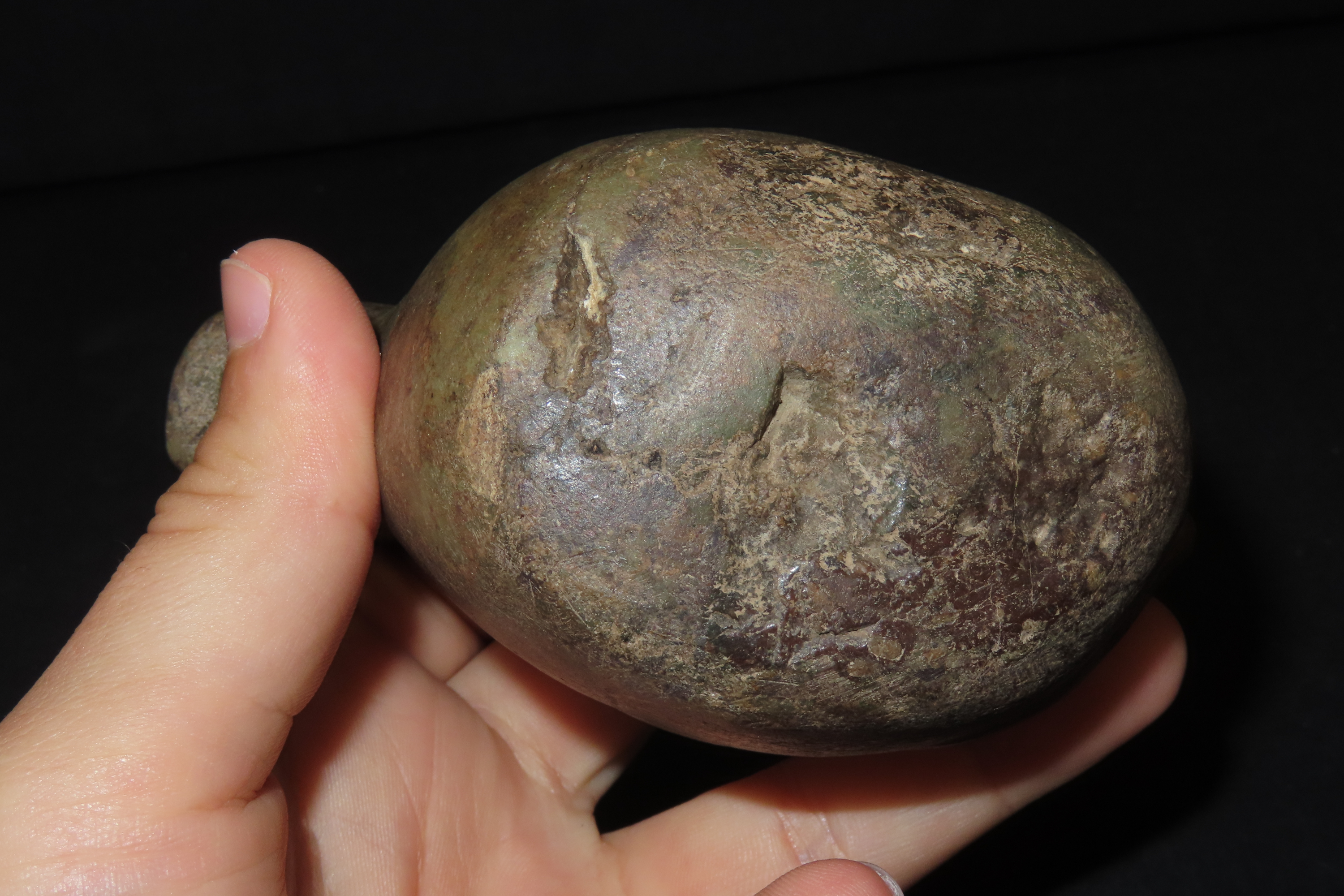 4 1/2" x 2 3/4" Pre-Columbian Conopa, Motley & Leithoff COA, Great Size