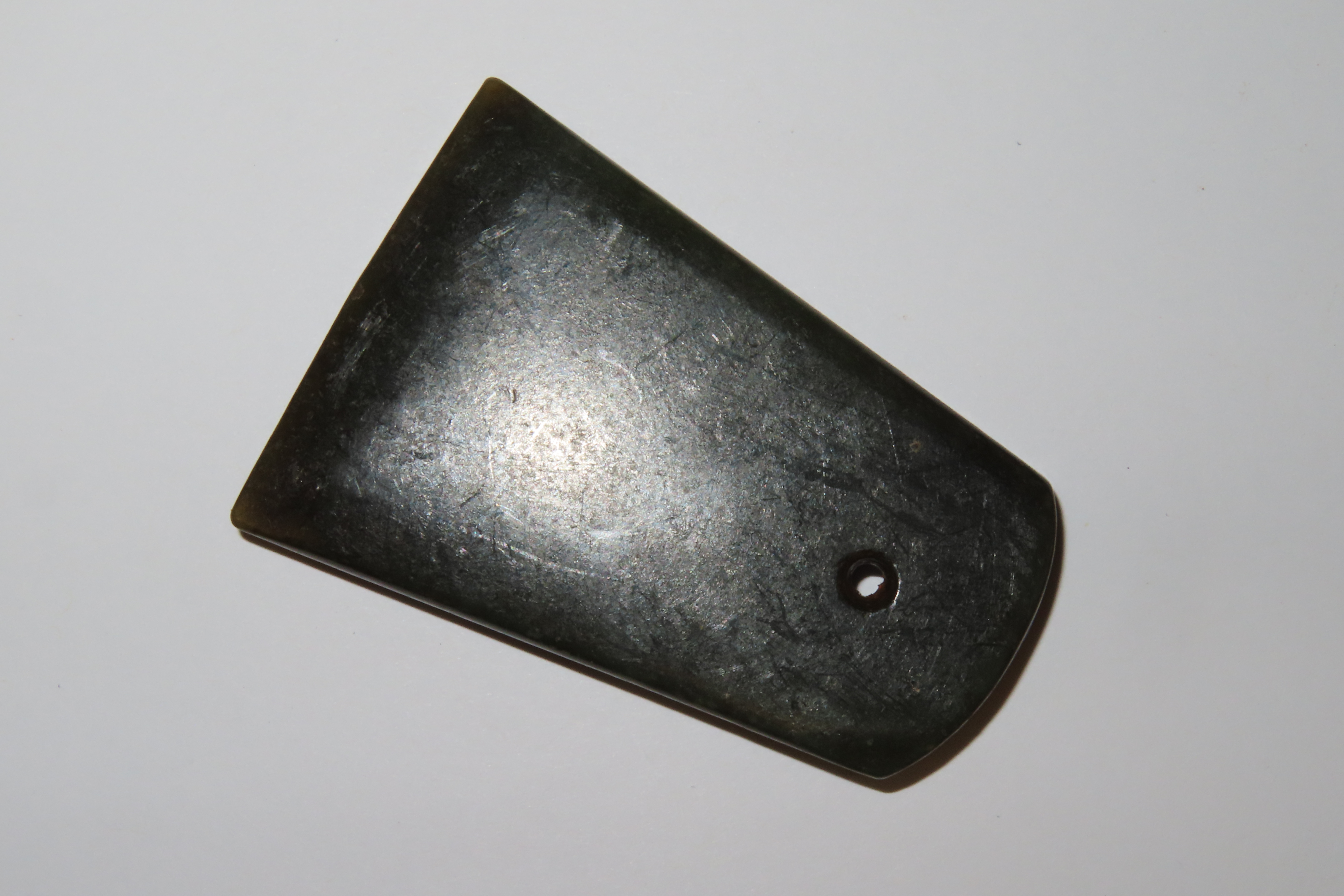 2 5/8" x 1 3/4" Neolithic Chinese Jade/Jadeite Artifact