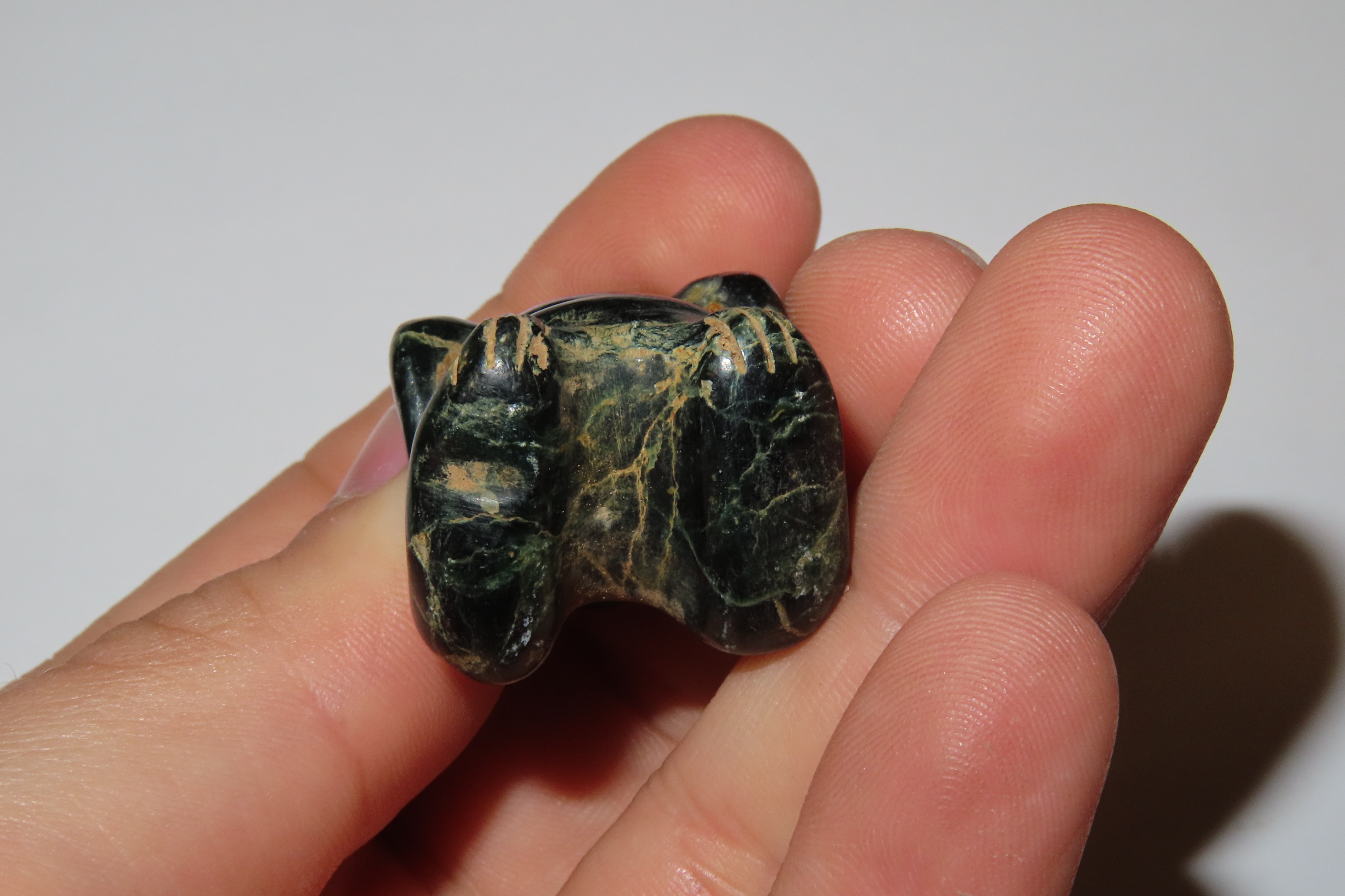 1" x 1 3/4" Human Effigy Pendant, Motley & Leithoff COA