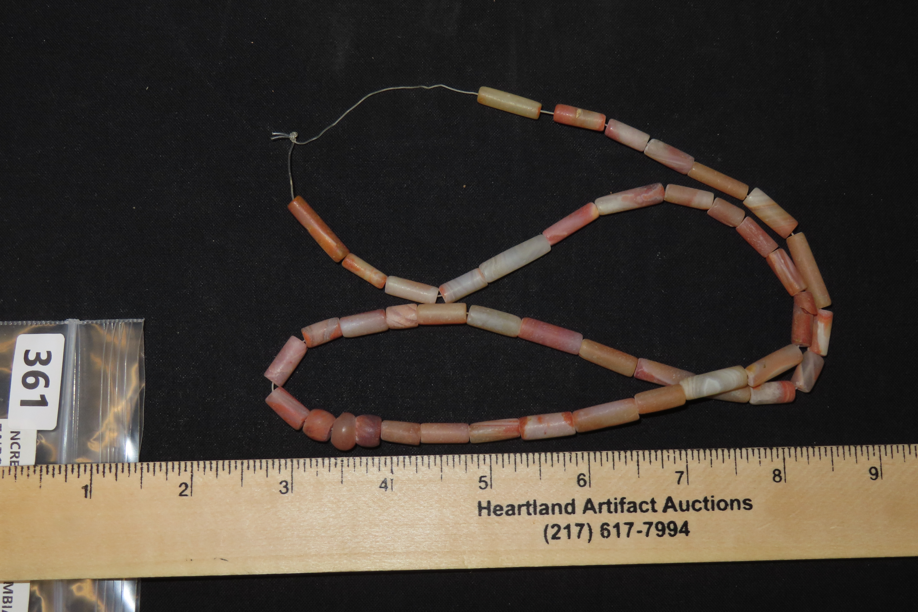 Approximately 24" Long Pre-Columbian Tairona Carnelian Agate Bead Necklace, Colombia