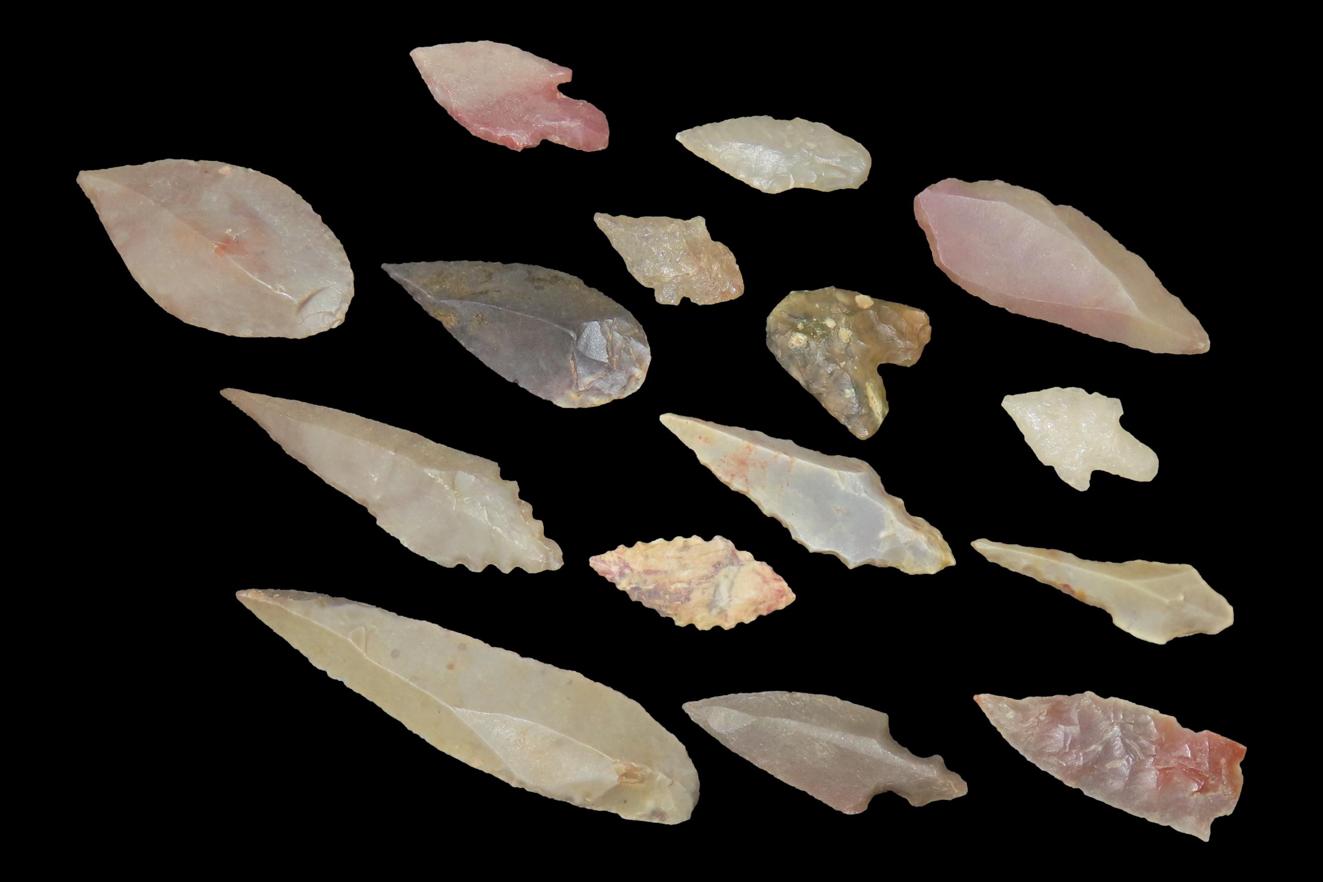 Neolithic Arrowheads, Sahara Desert, Africa, 4000-6000 BP