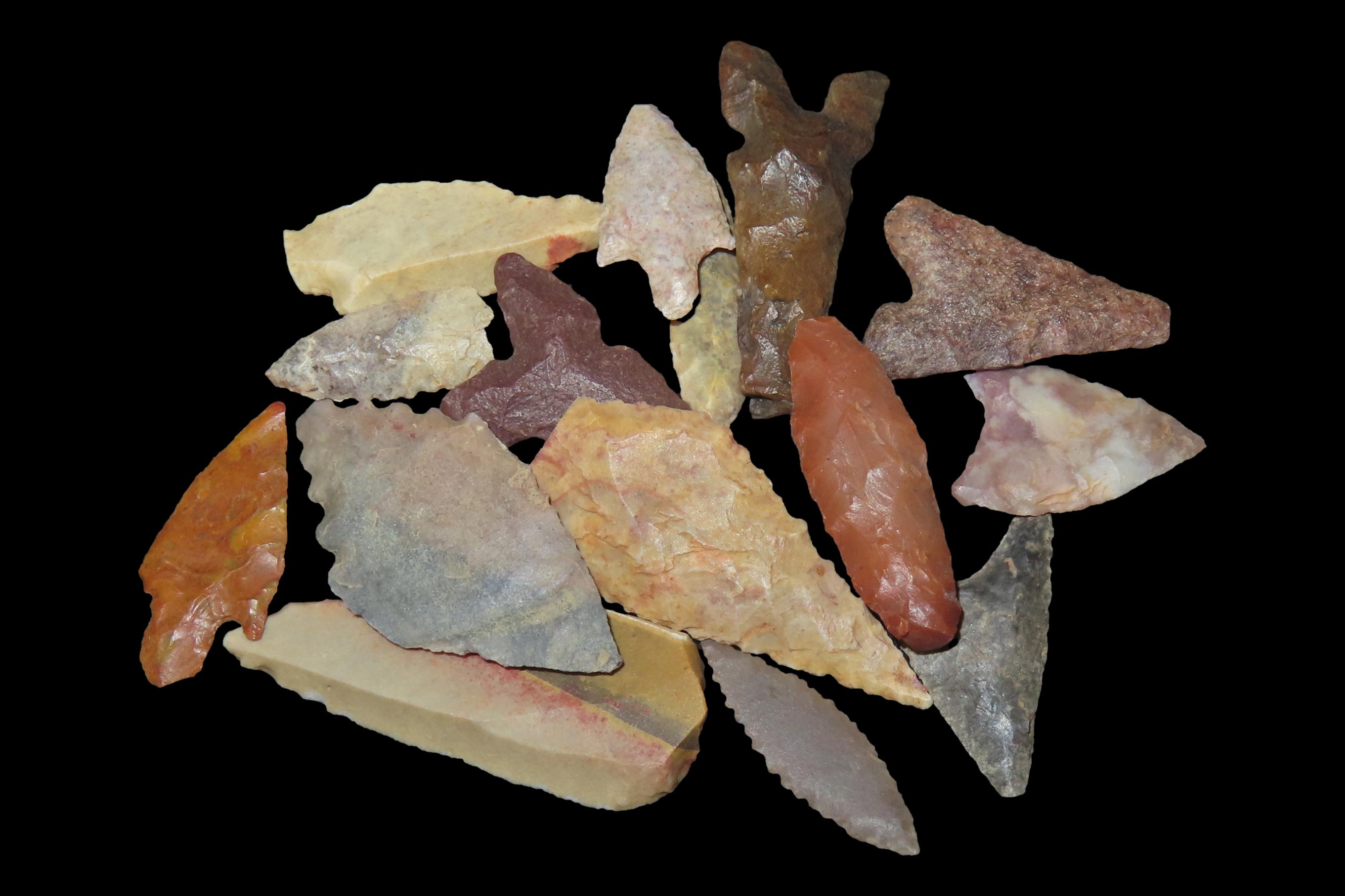 Neolithic Arrowheads, Sahara Desert, Africa, 4000-6000 BP