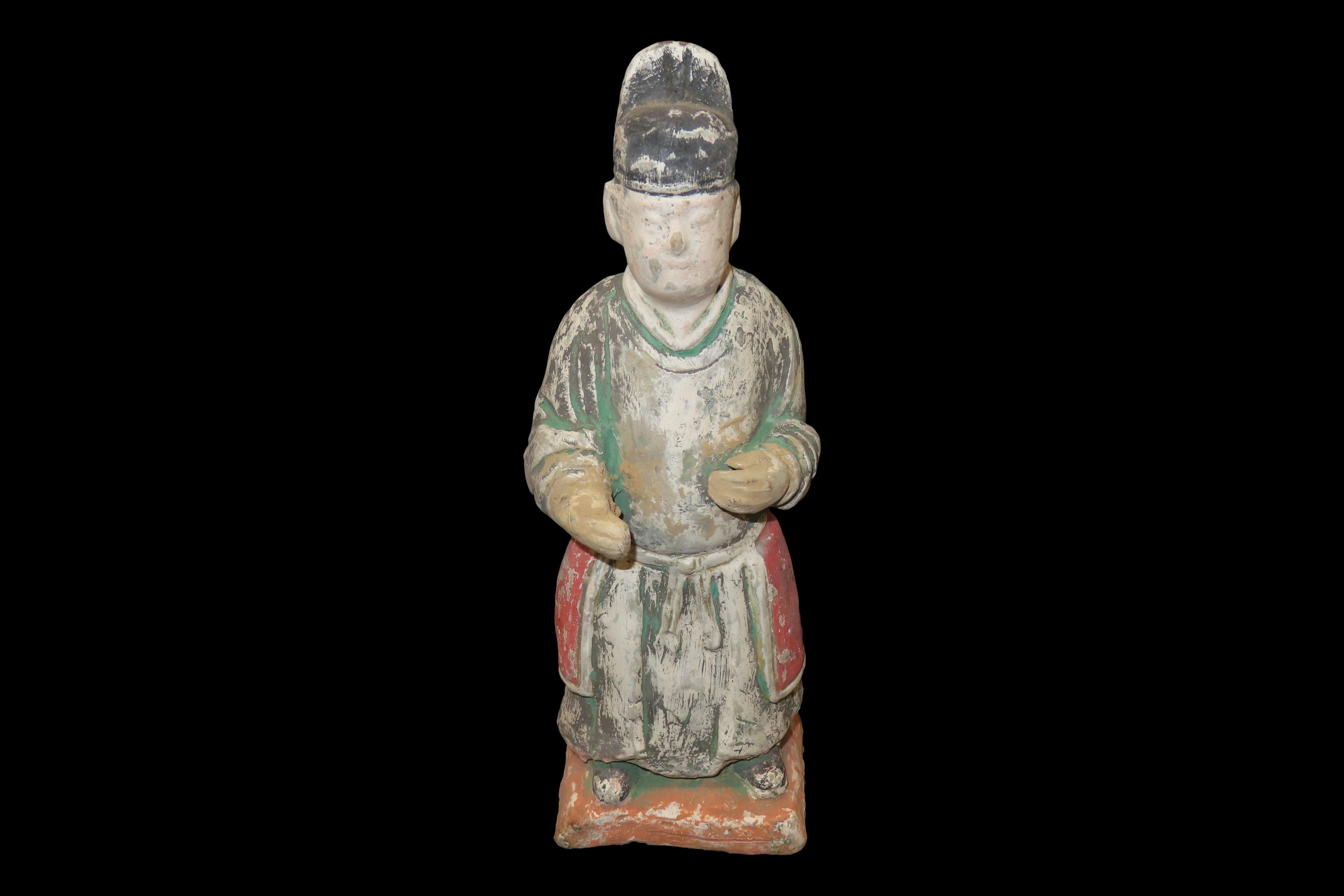 9 1/2" Chinese Painted Figure