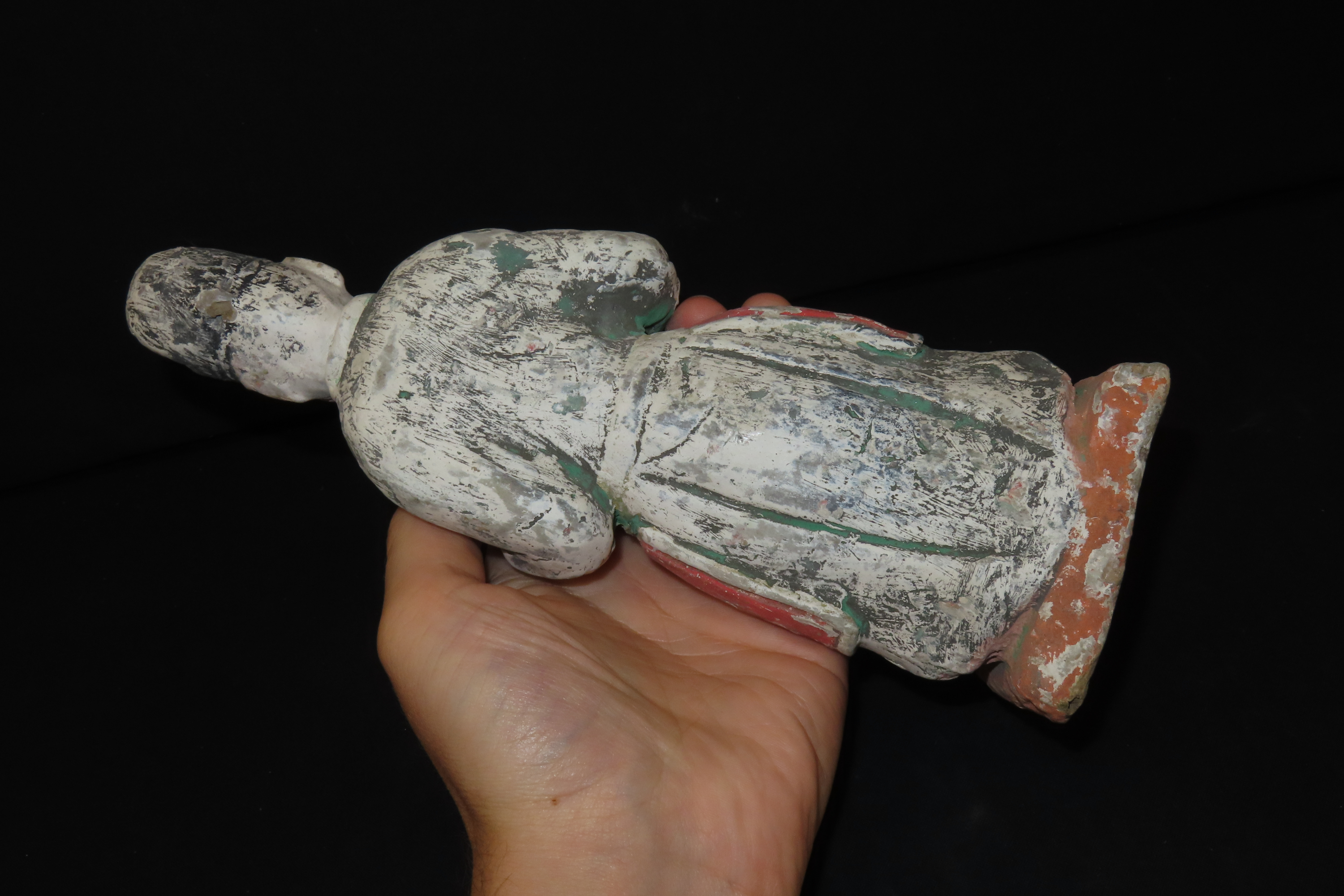 9 1/2" Chinese Painted Figure