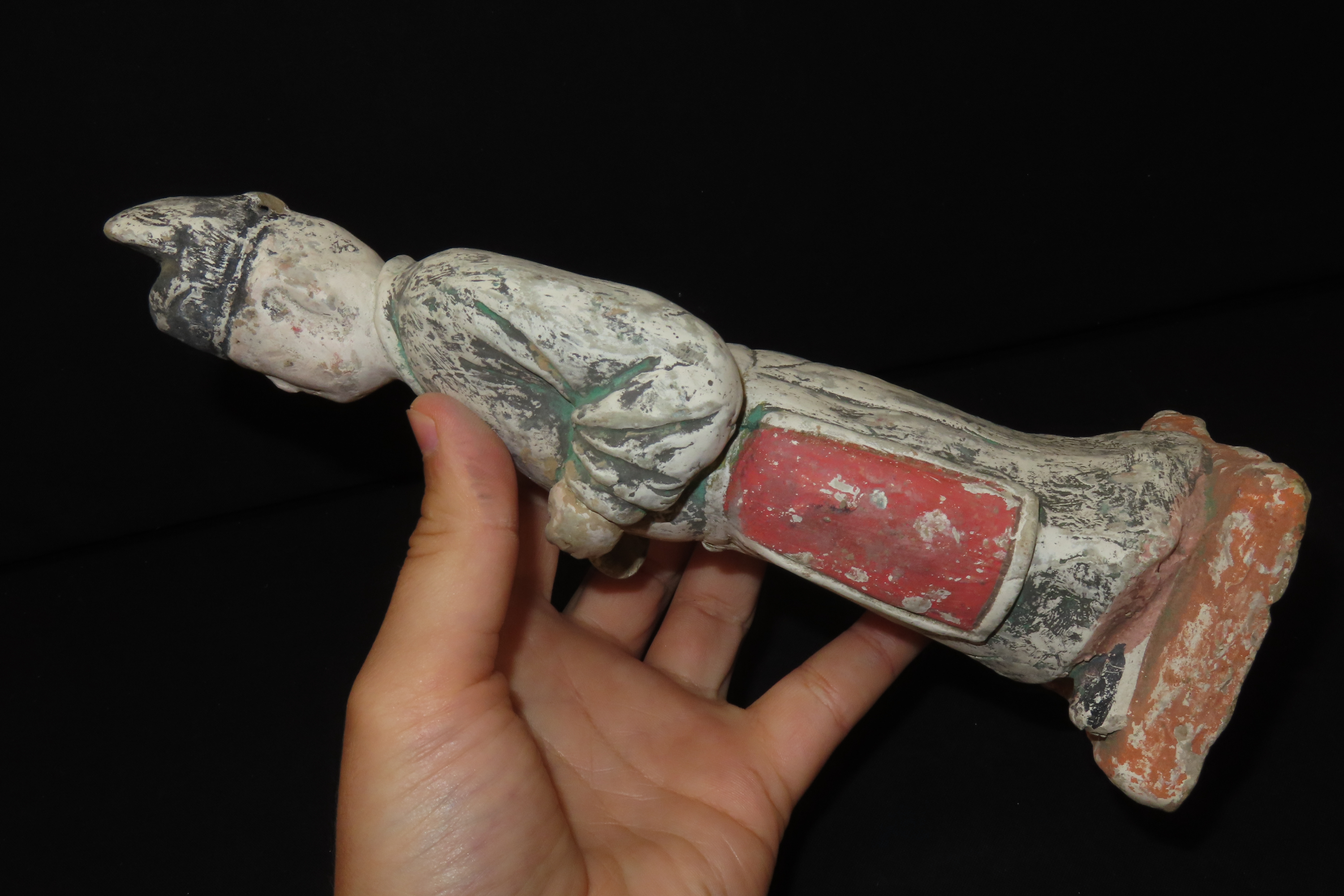 9 1/2" Chinese Painted Figure