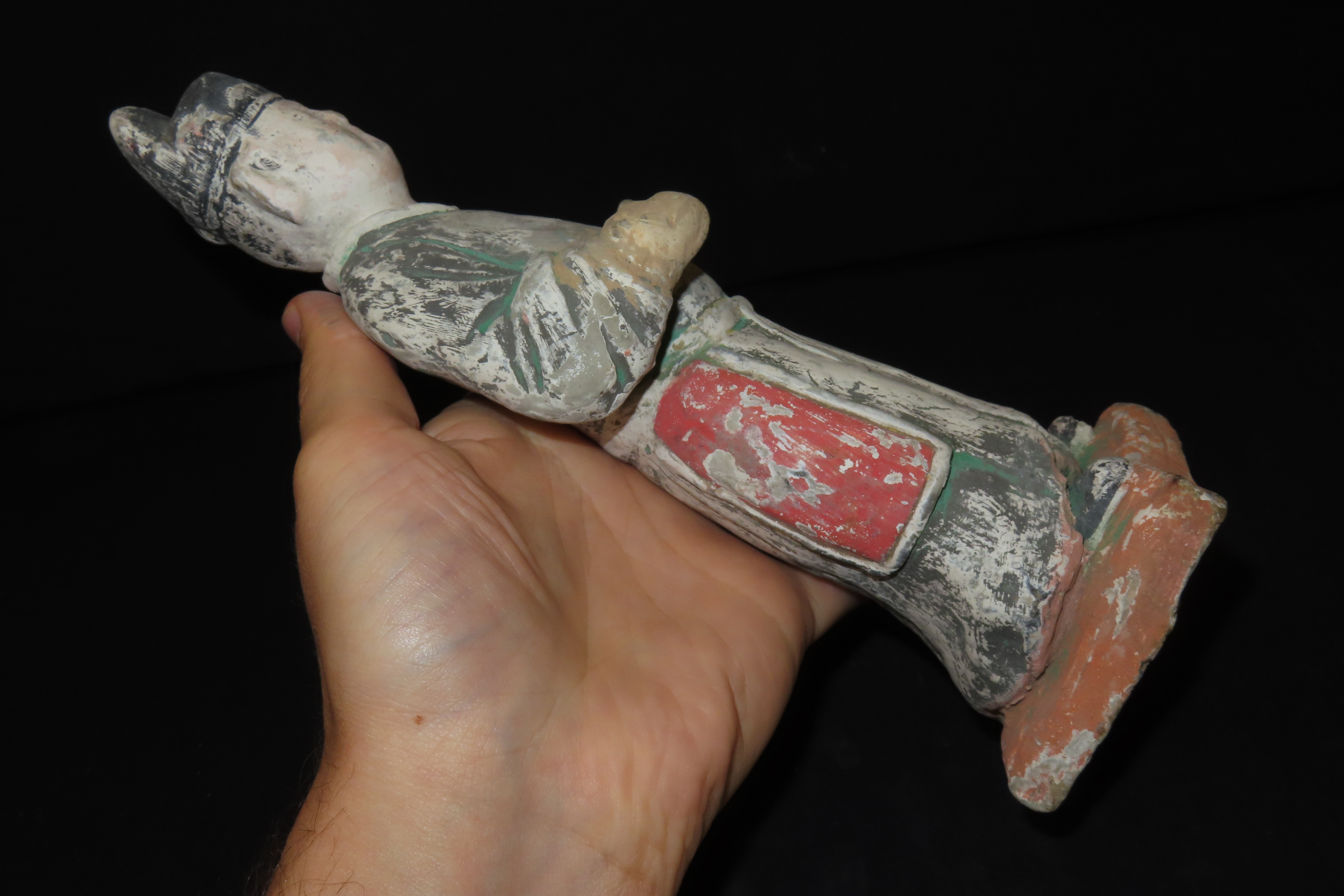9 1/2" Chinese Painted Figure