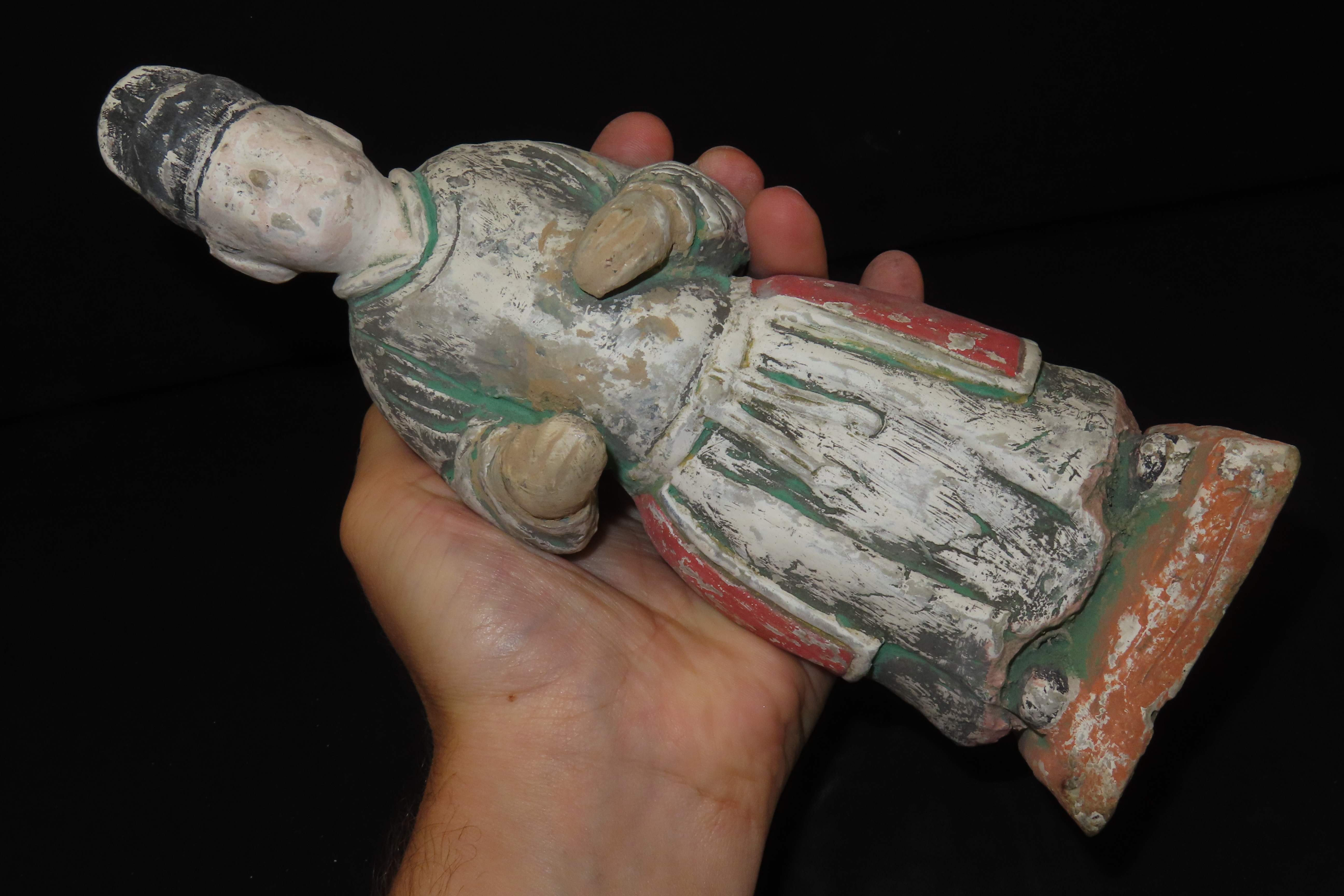 9 1/2" Chinese Painted Figure