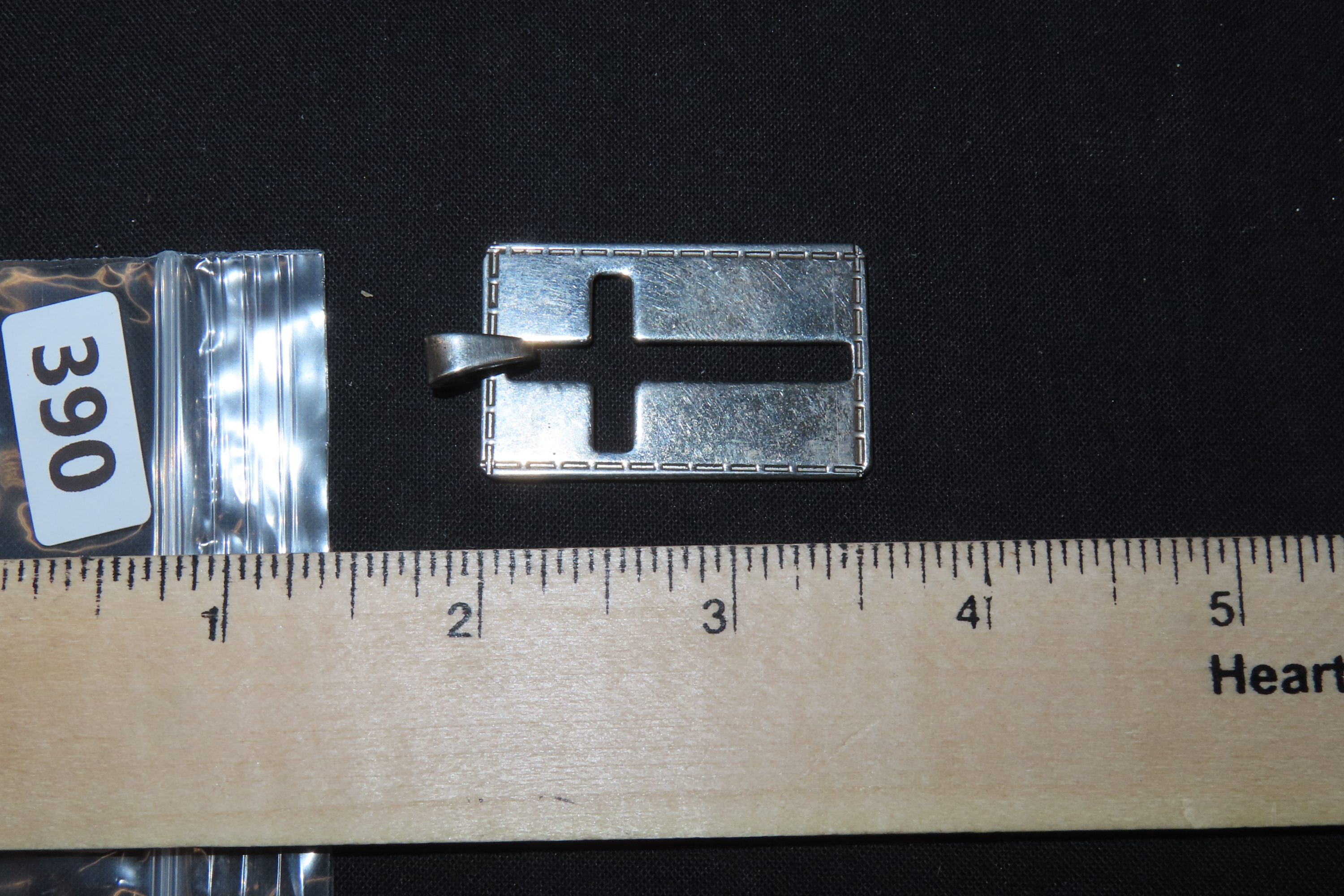 1 1/2" x 1" Mexican Cutout Cross Pendant