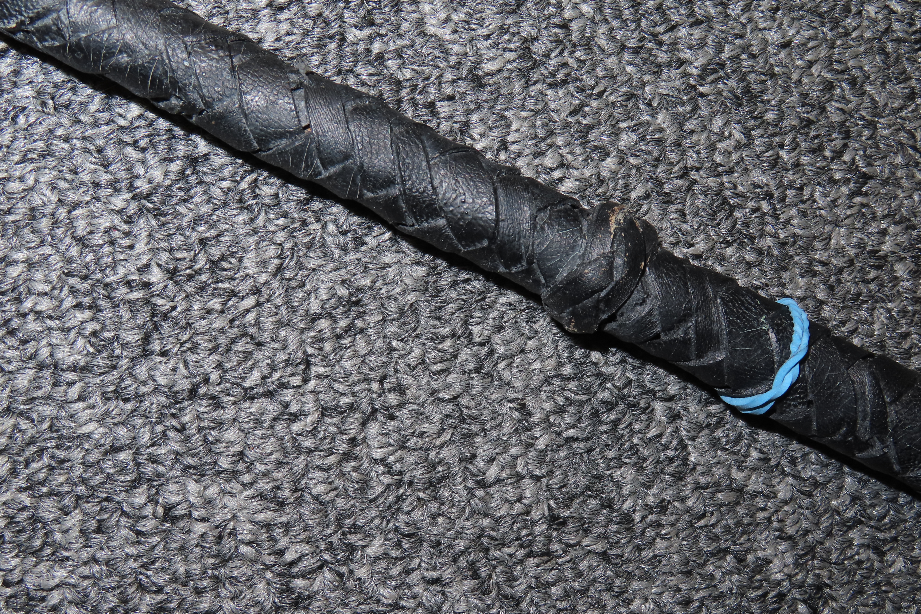30 1/4" Braided Leather Riding Crop
