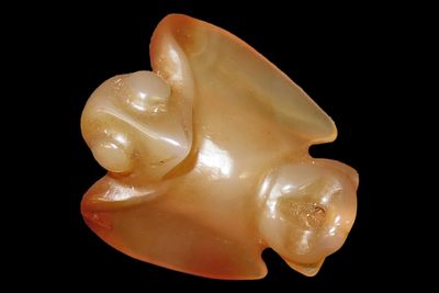 2" x 1 7/8" Chinese Jade Eagle Pendant