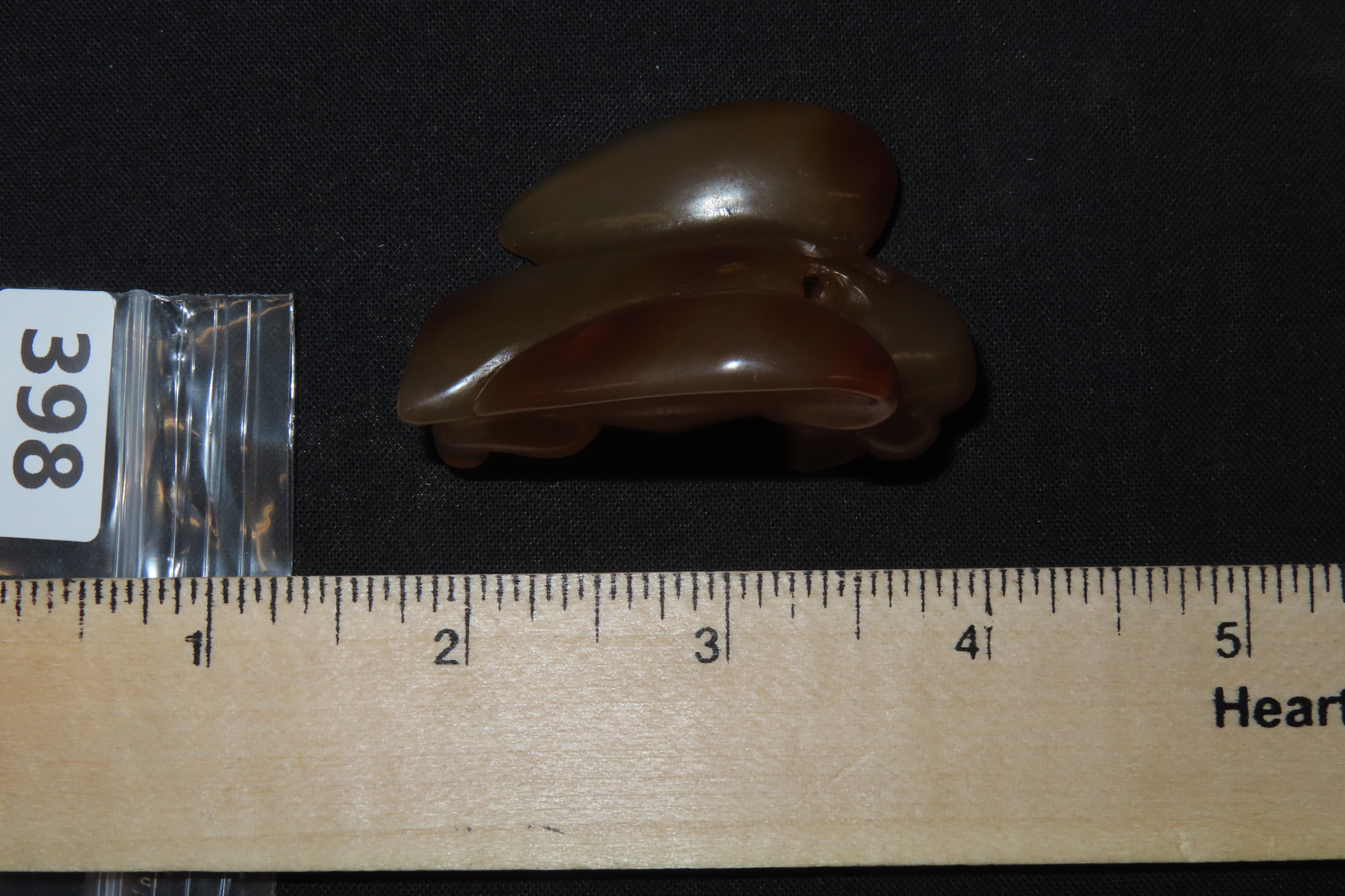 2" x 1 7/8" Chinese Jade Eagle Pendant