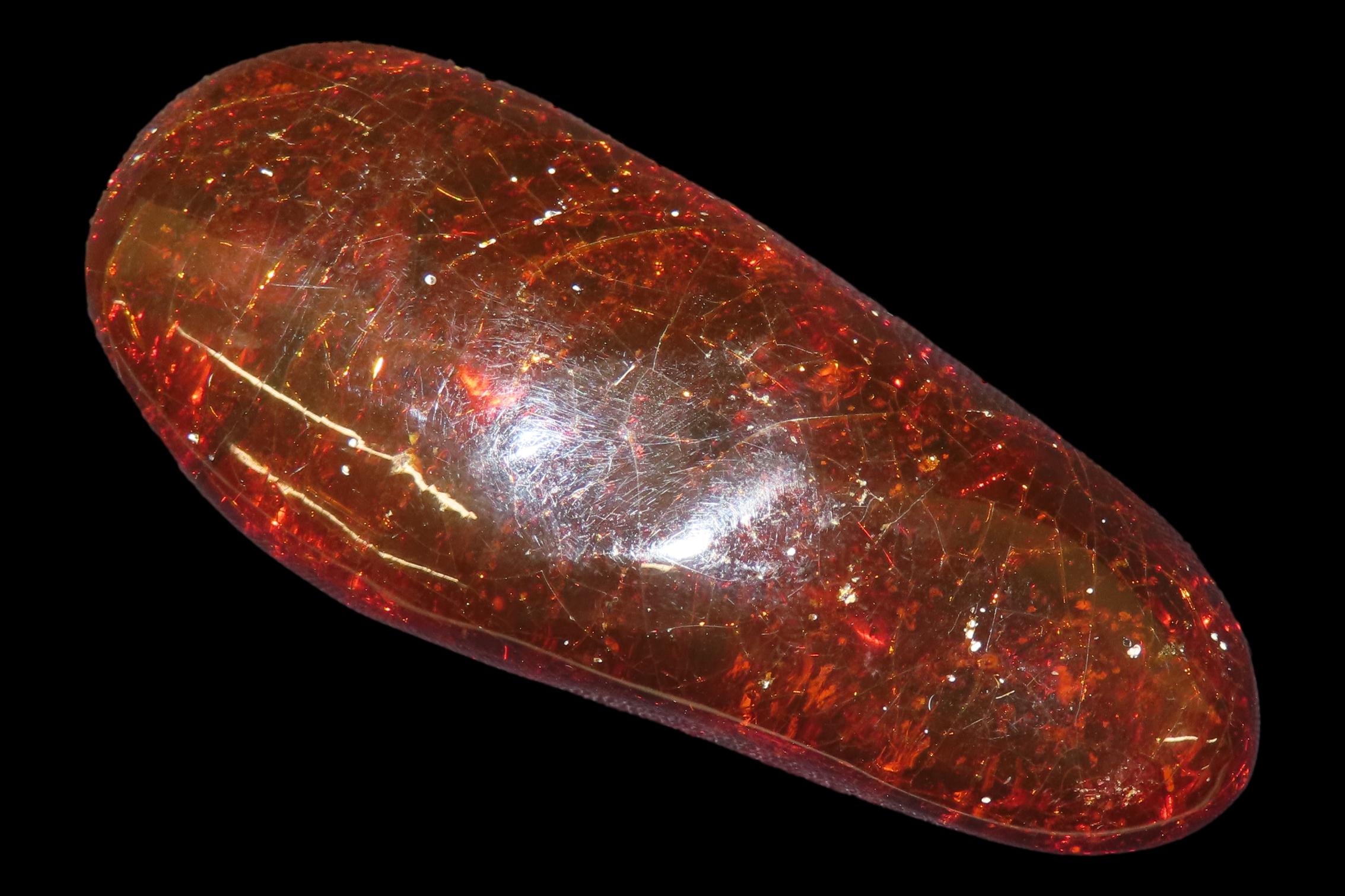 2 1/2" x 1" Beautiful Polished Amber Specimen