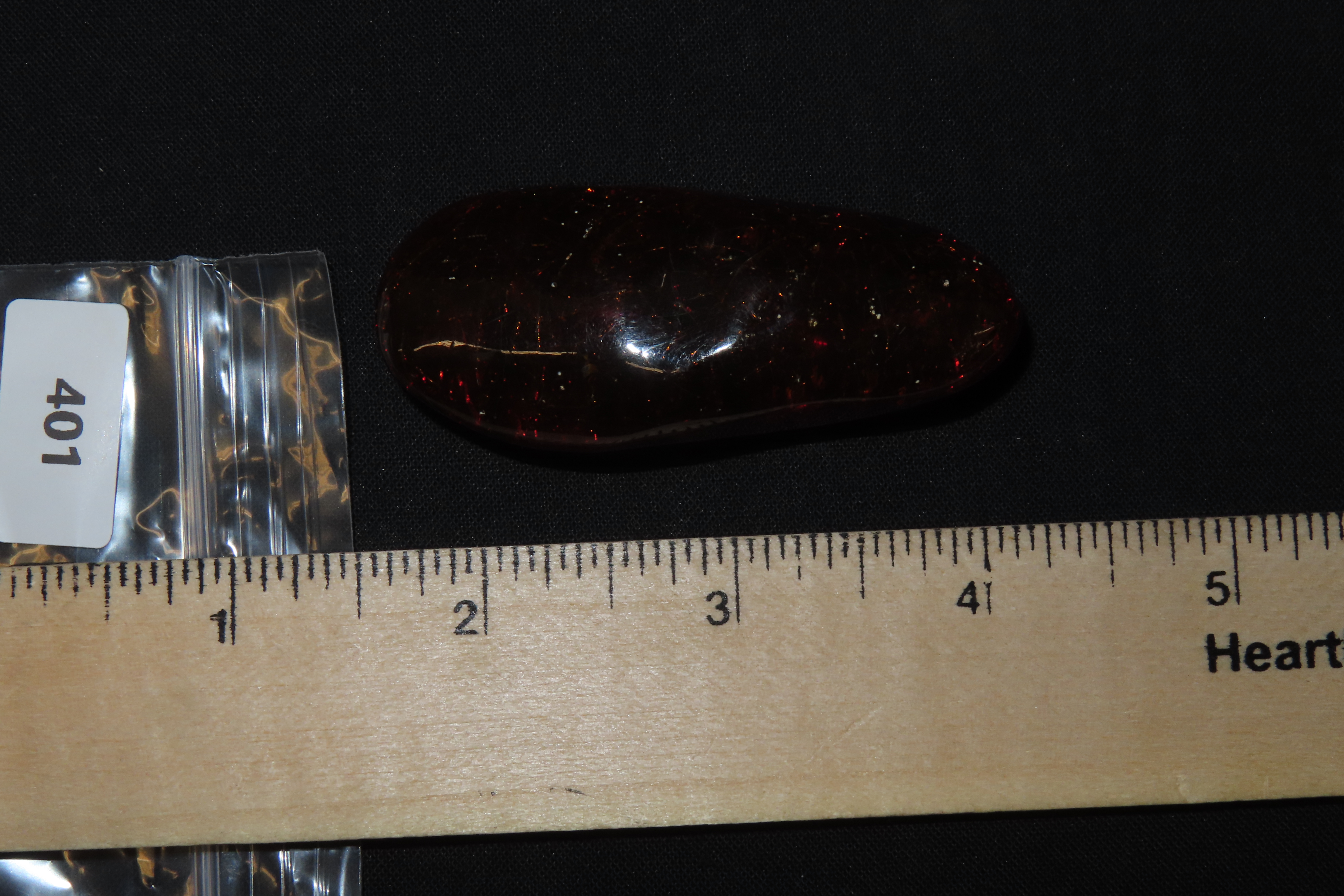 2 1/2" x 1" Beautiful Polished Amber Specimen