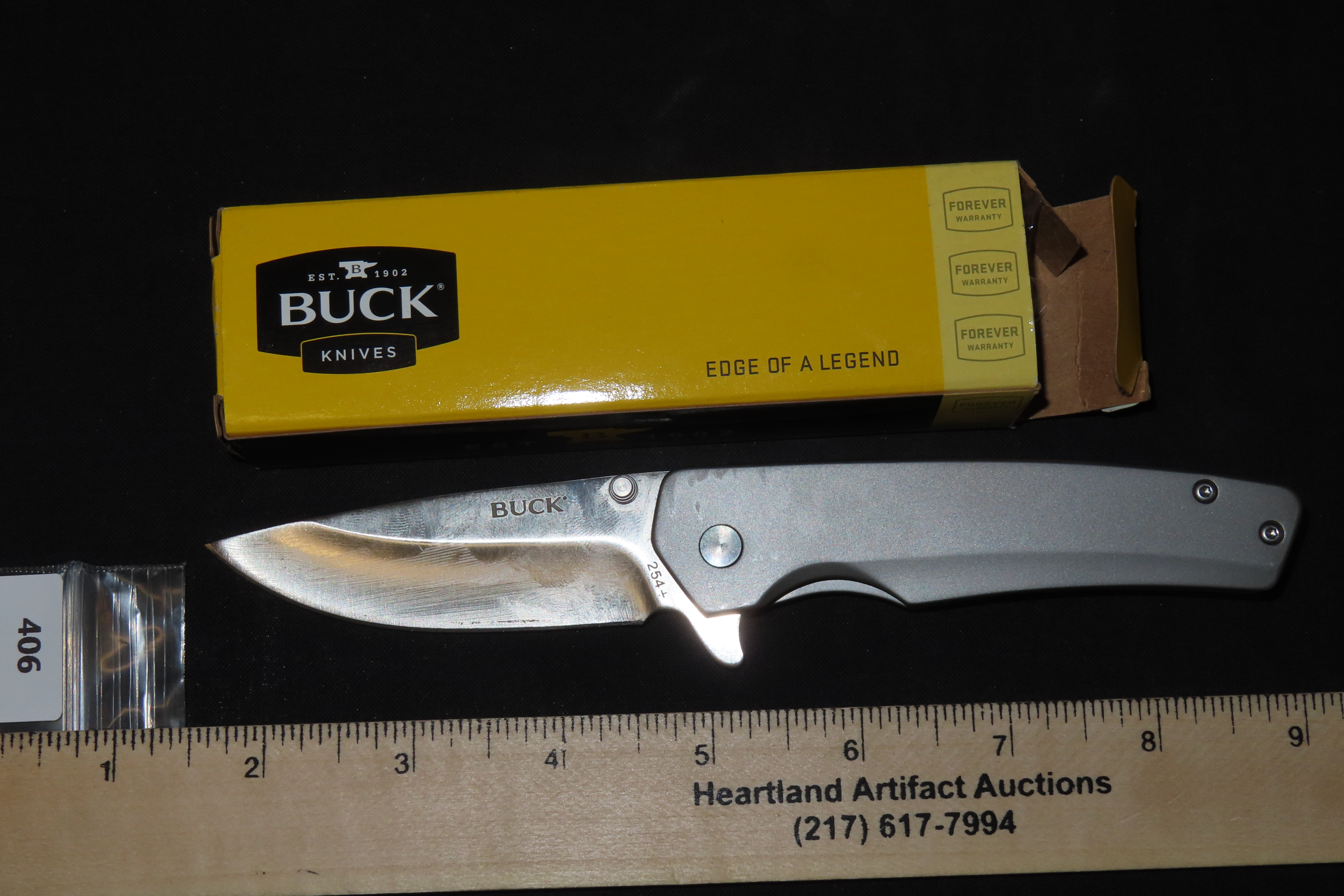 4 1/4" x 1" Buck Folding Knife, Brand New