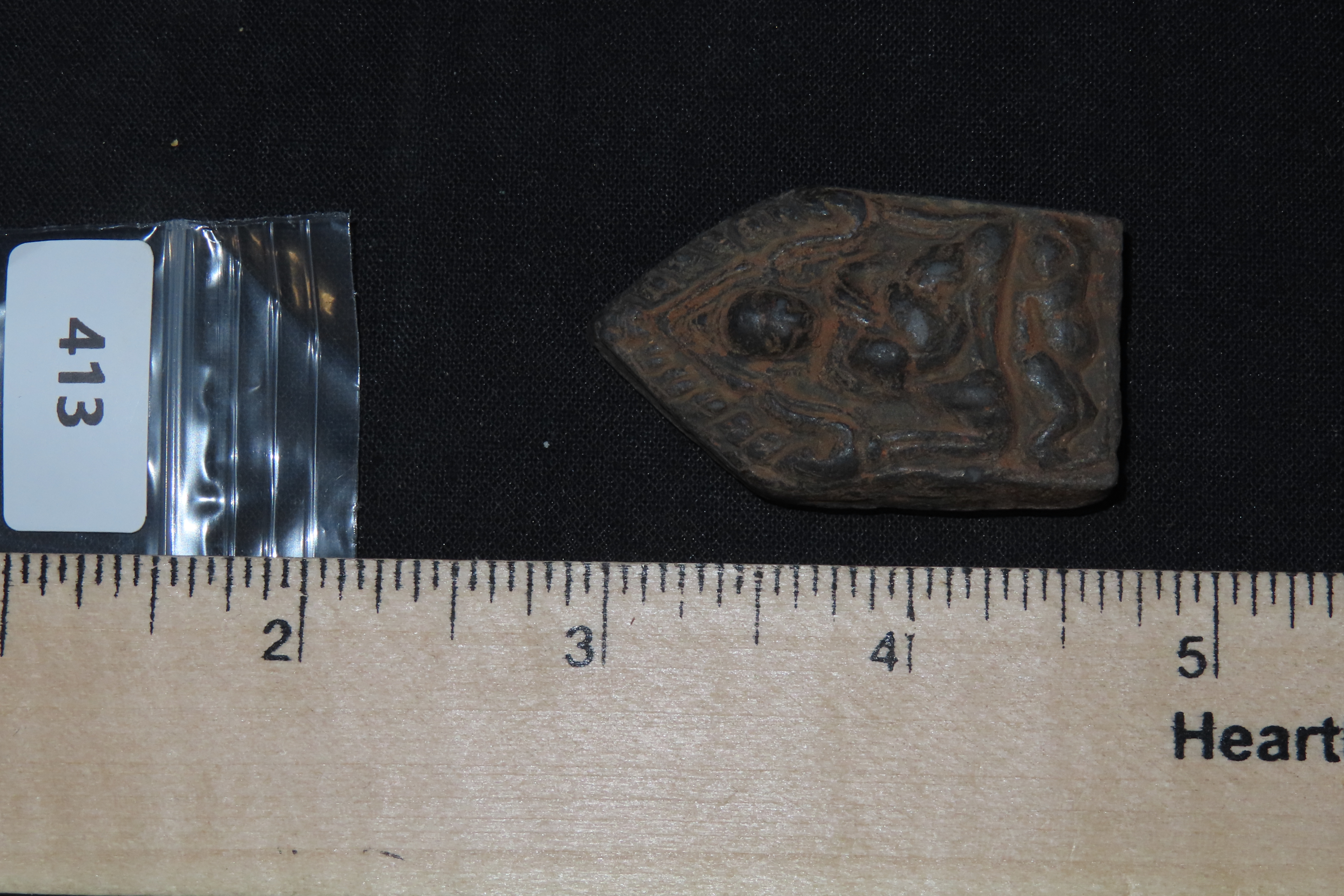 1 3/4" x 1" Buddha Figure, India