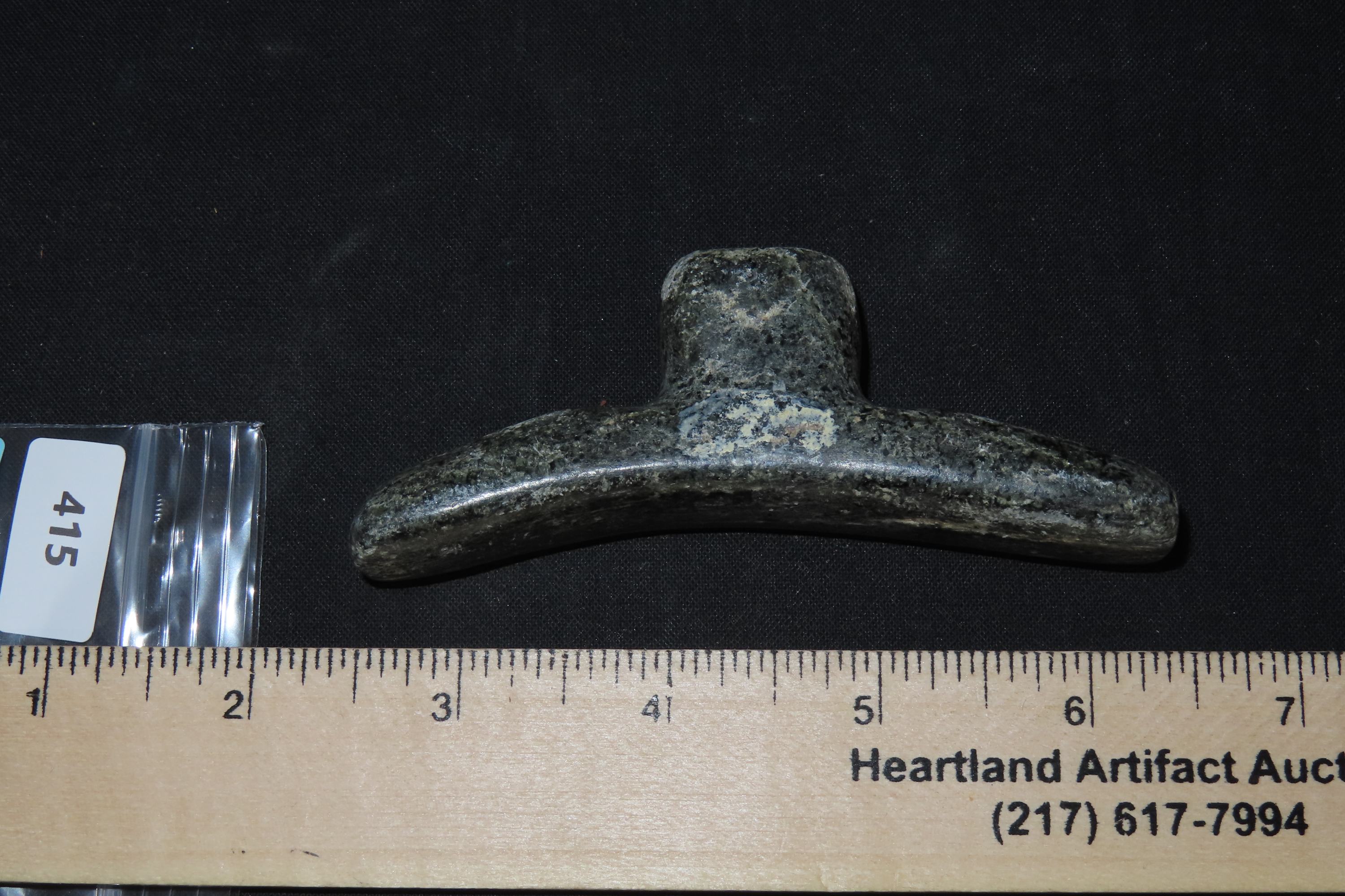 3 7/8" x 3/4" Steatite Platform Pipe