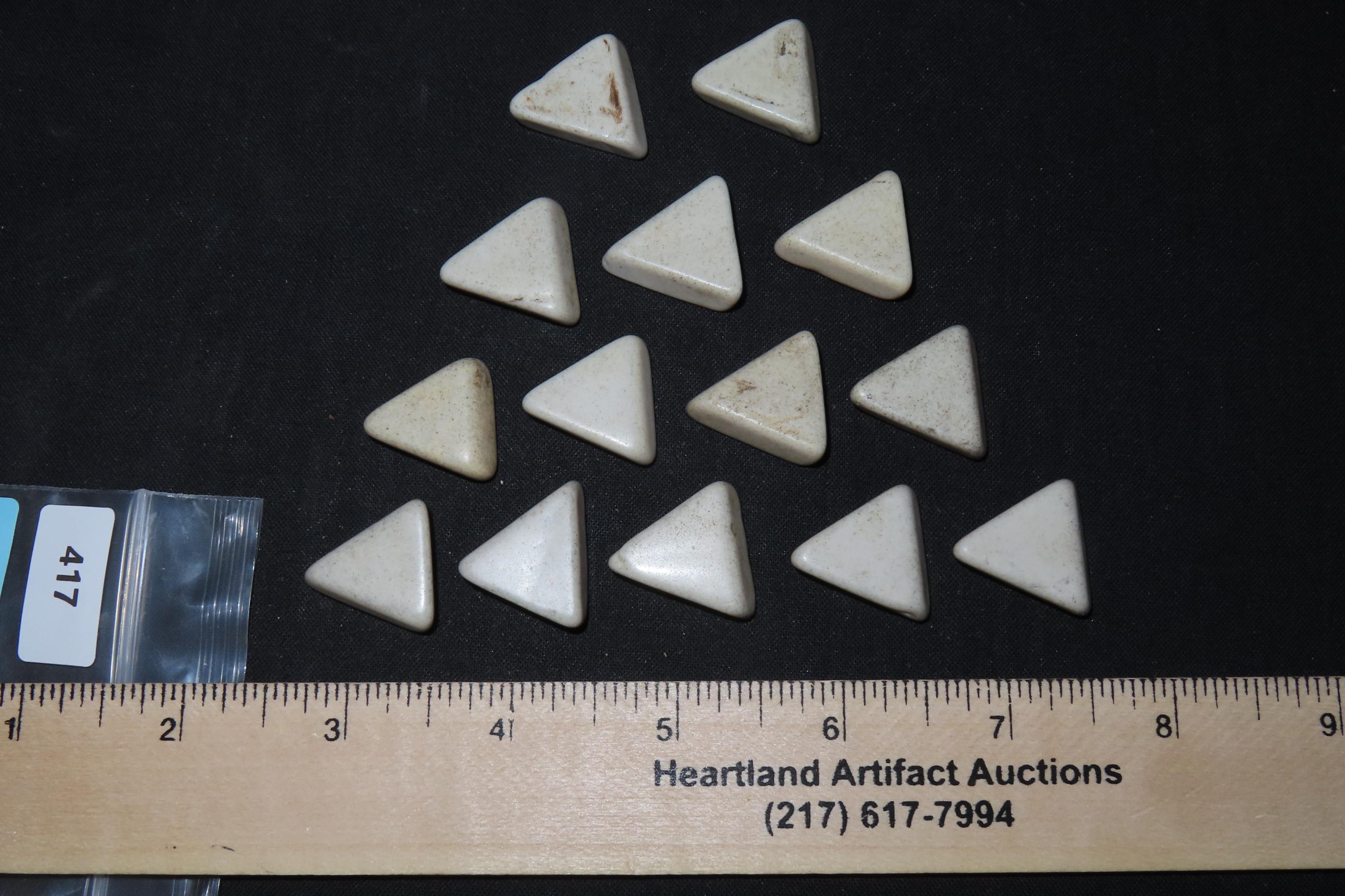 Game Stones, Found on the Missouri River Bluffs Near Augusta, Missouri
