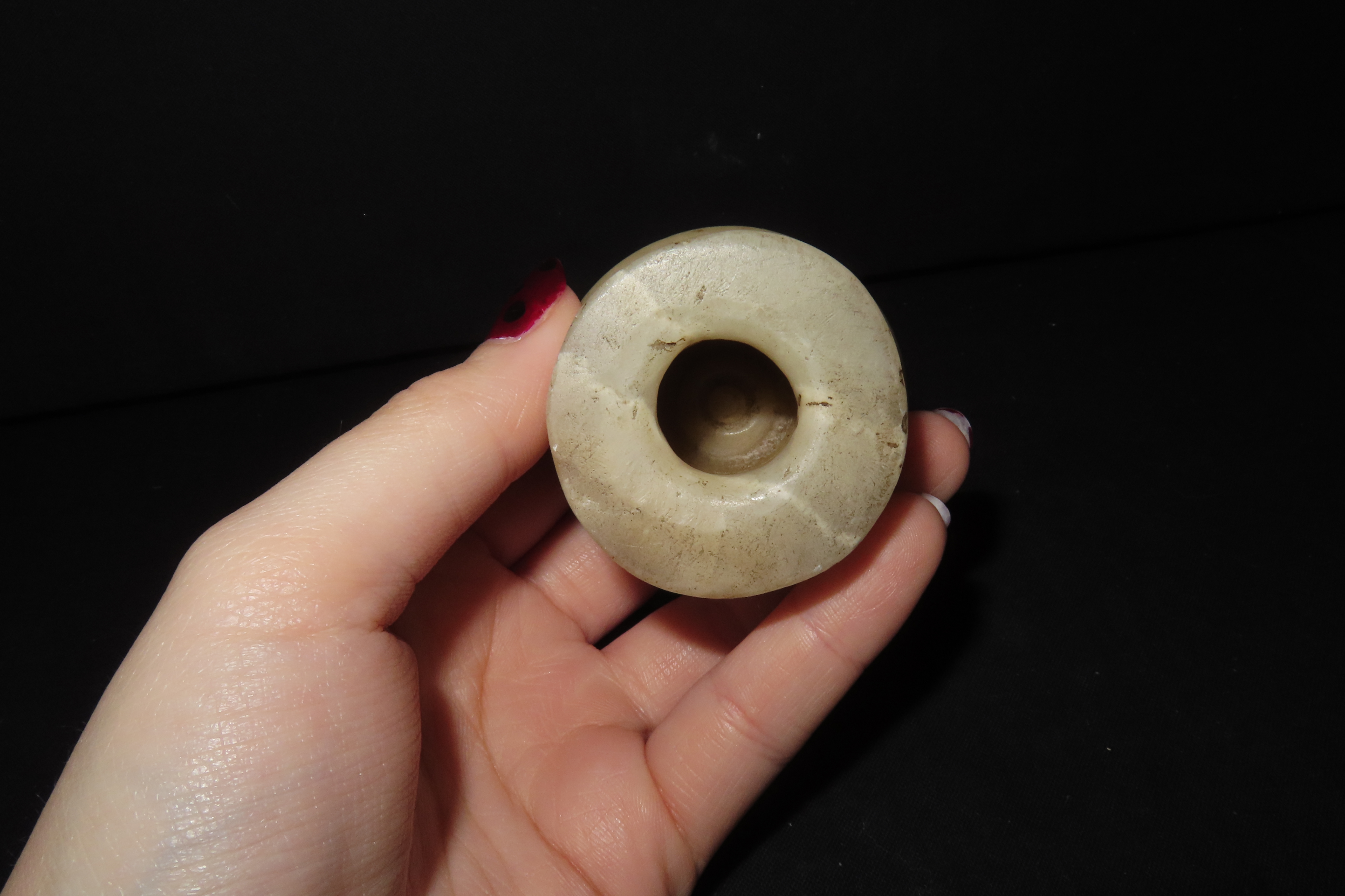 1 3/4" Ancient Egyptian Alabaster Jar