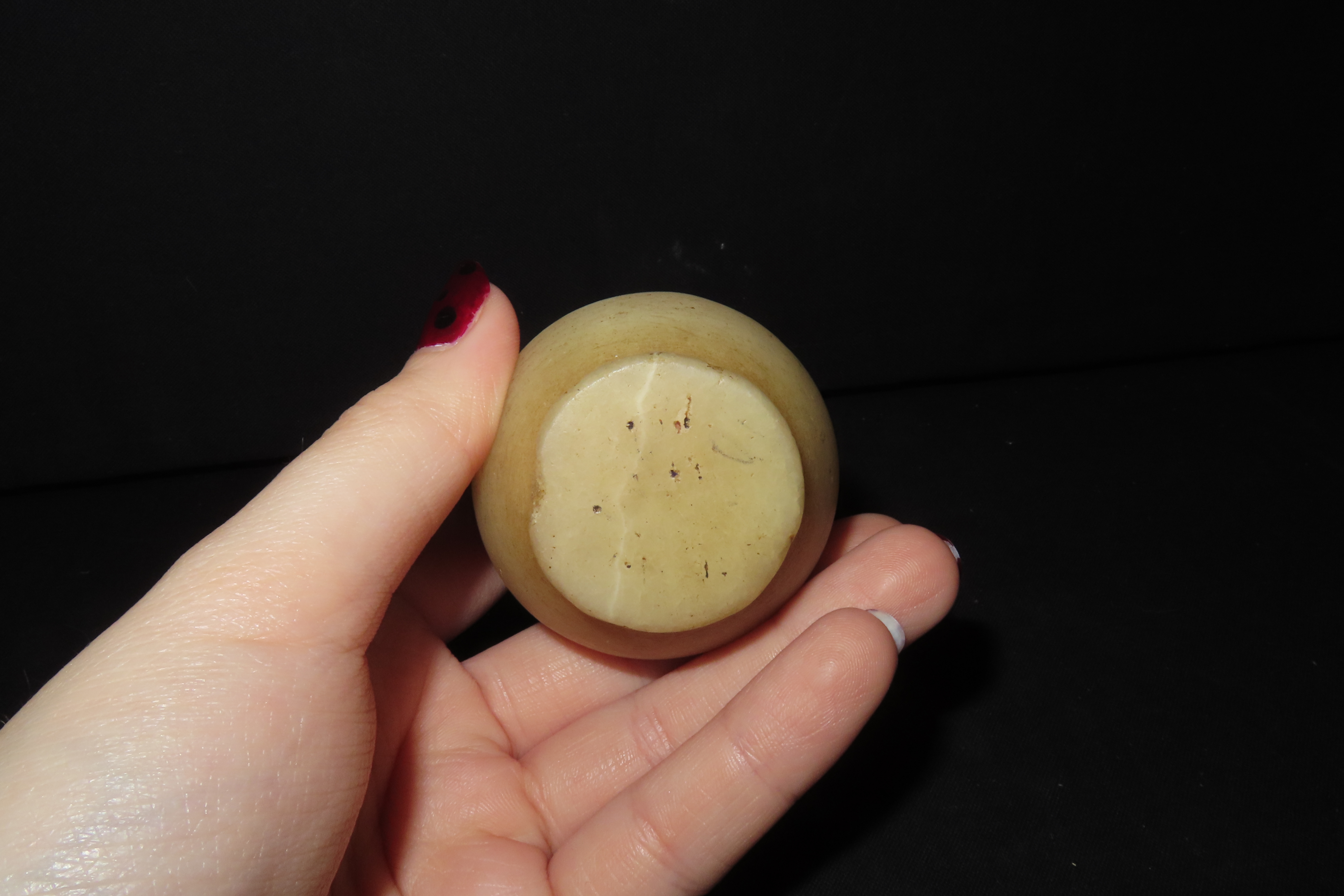 1 3/4" Ancient Egyptian Alabaster Jar